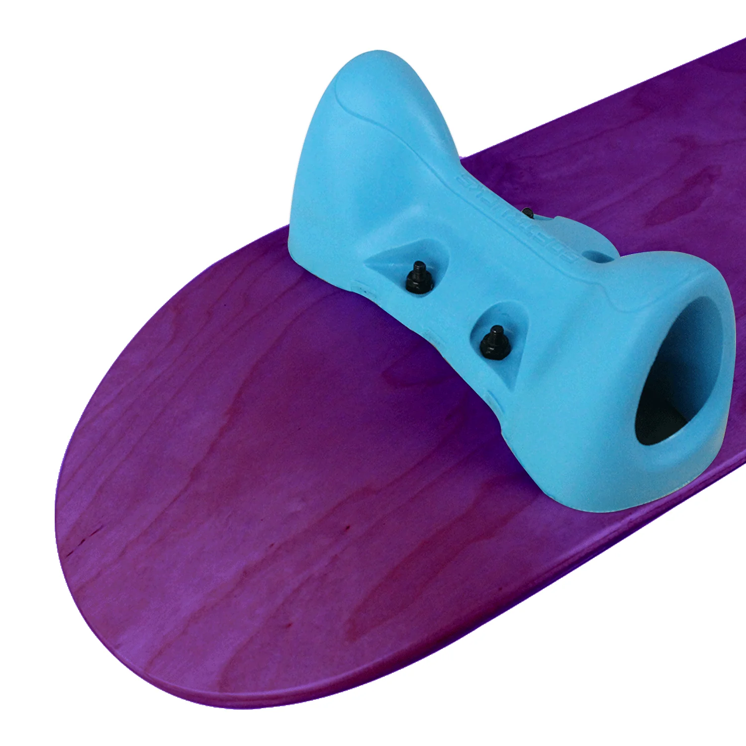 Softrucks Practice Complete - 8.0" Stained Purple Deck / Blue Trucks - Image 2