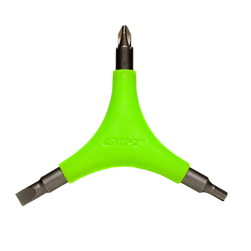 Sonic Gripz Inline Hockey Skate Tool - All-In-One - 6 Functions - Green