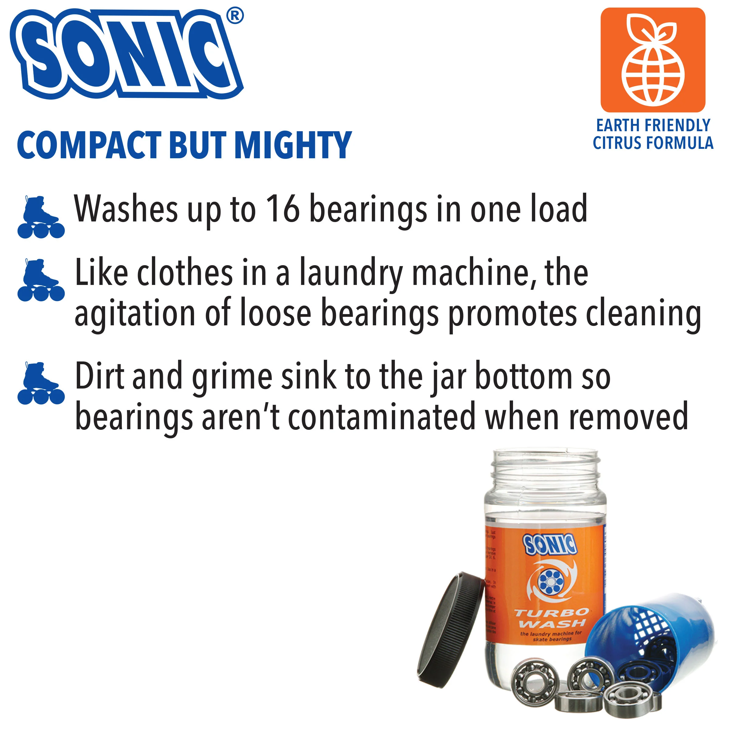 Sonic Turbo Wash Bearing Cleaning Kit - Includes Citrus Cleaner - Image 3