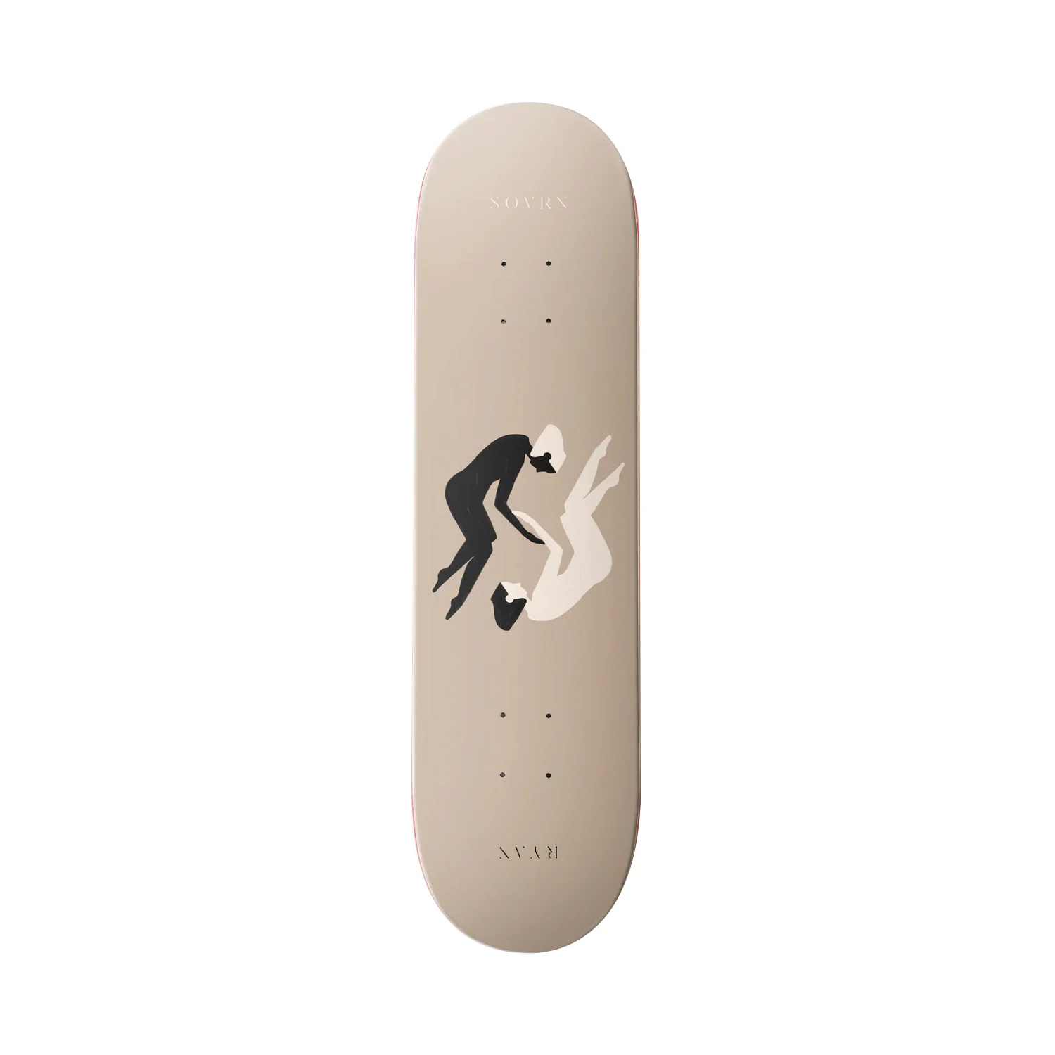 Sovrn Skateboard Deck Walker Ryan Yin Yang 8.25"