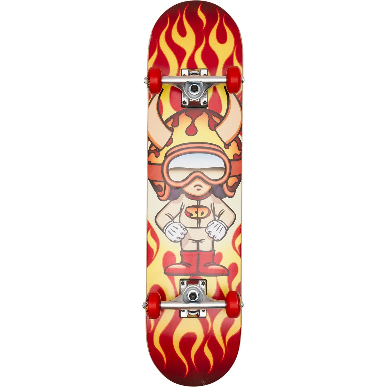Speed Demons Skateboard Complete Hot Shot Soft Top Multi 6.75"