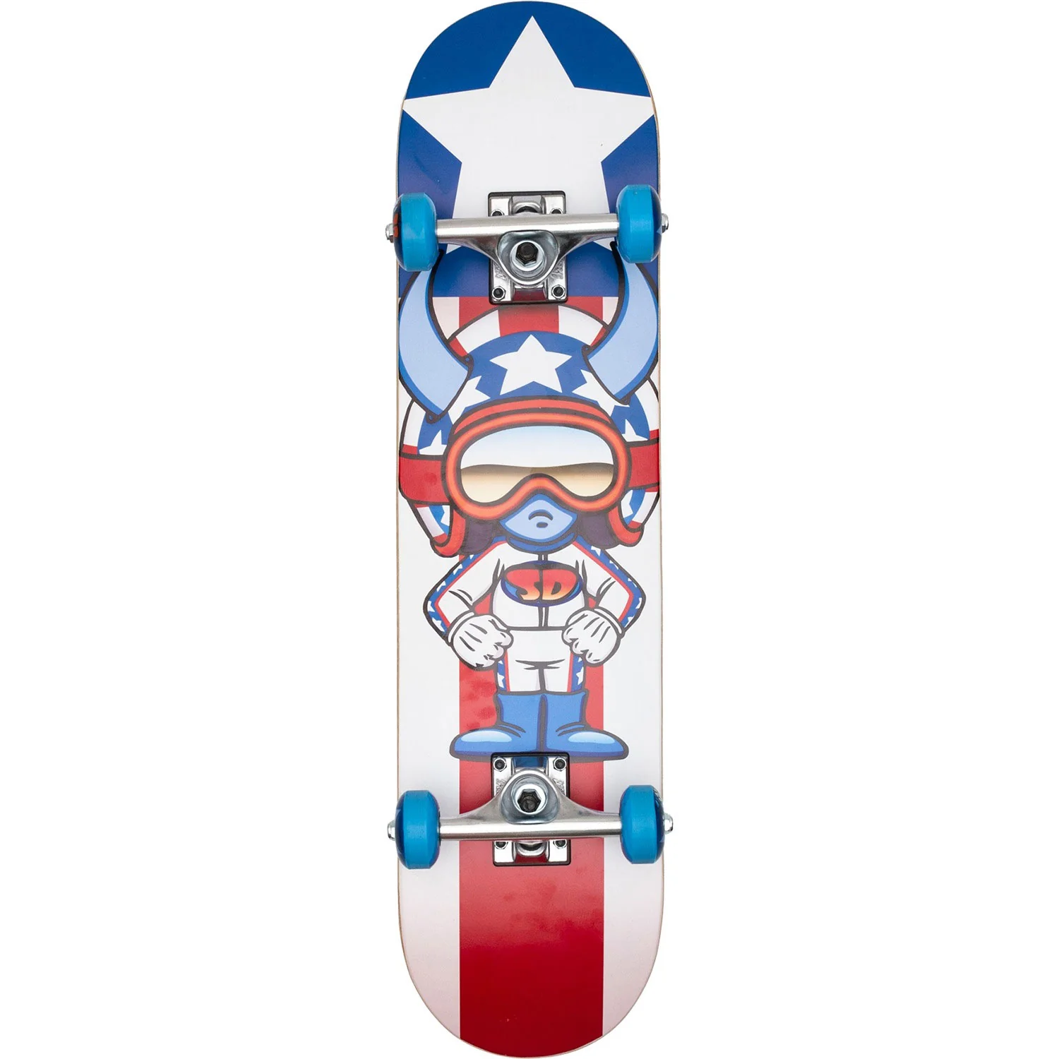 Speed Demons Skateboard Complete Stars Soft Top Multi 6.5"