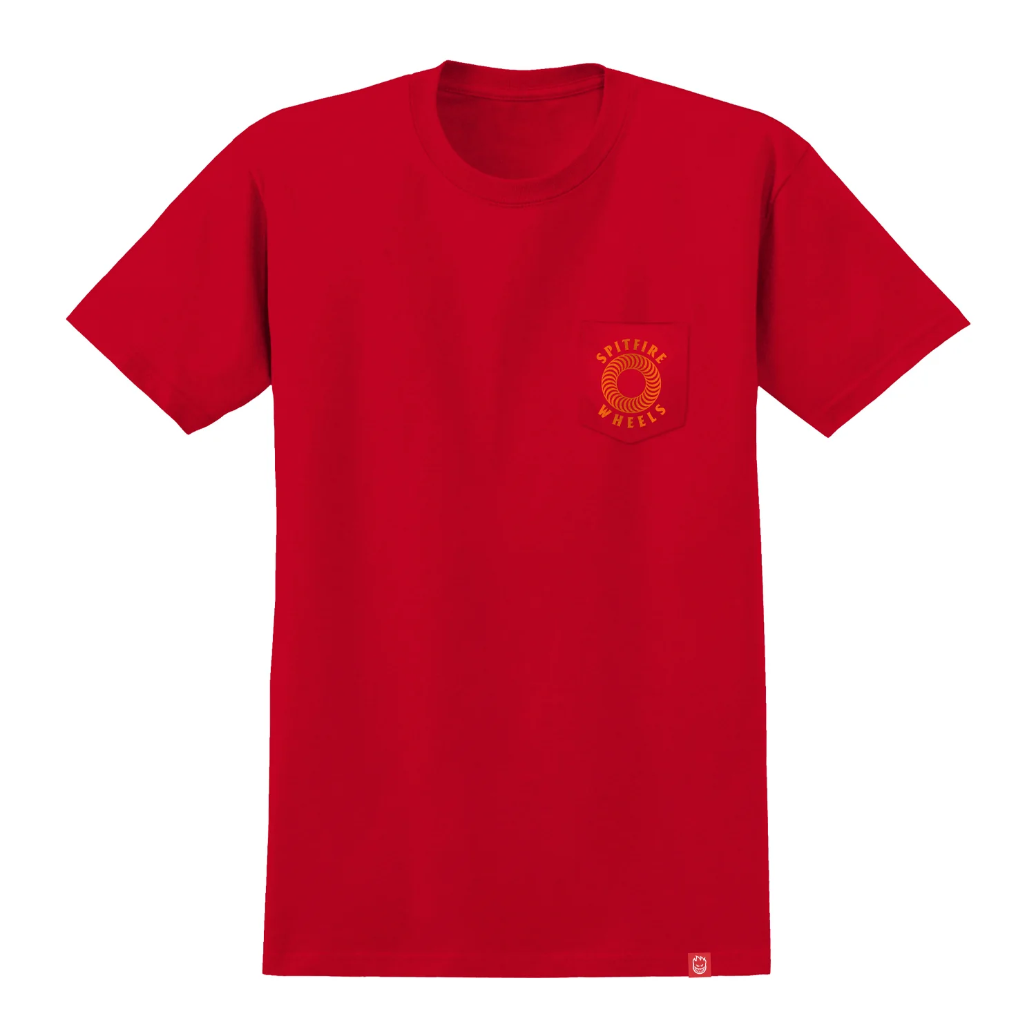Spitfire Shirt Hollow Classic Pocket Red/Orange