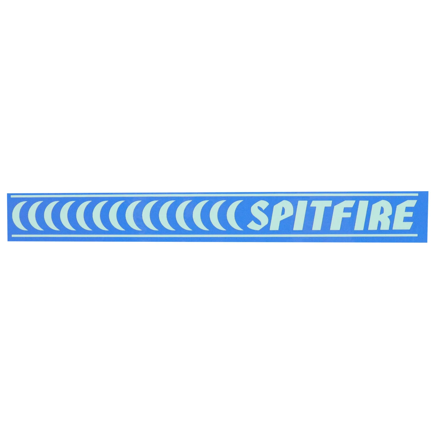 Spitfire Skateboard Barred Sticker Blue/Teal 8.75" x 1"