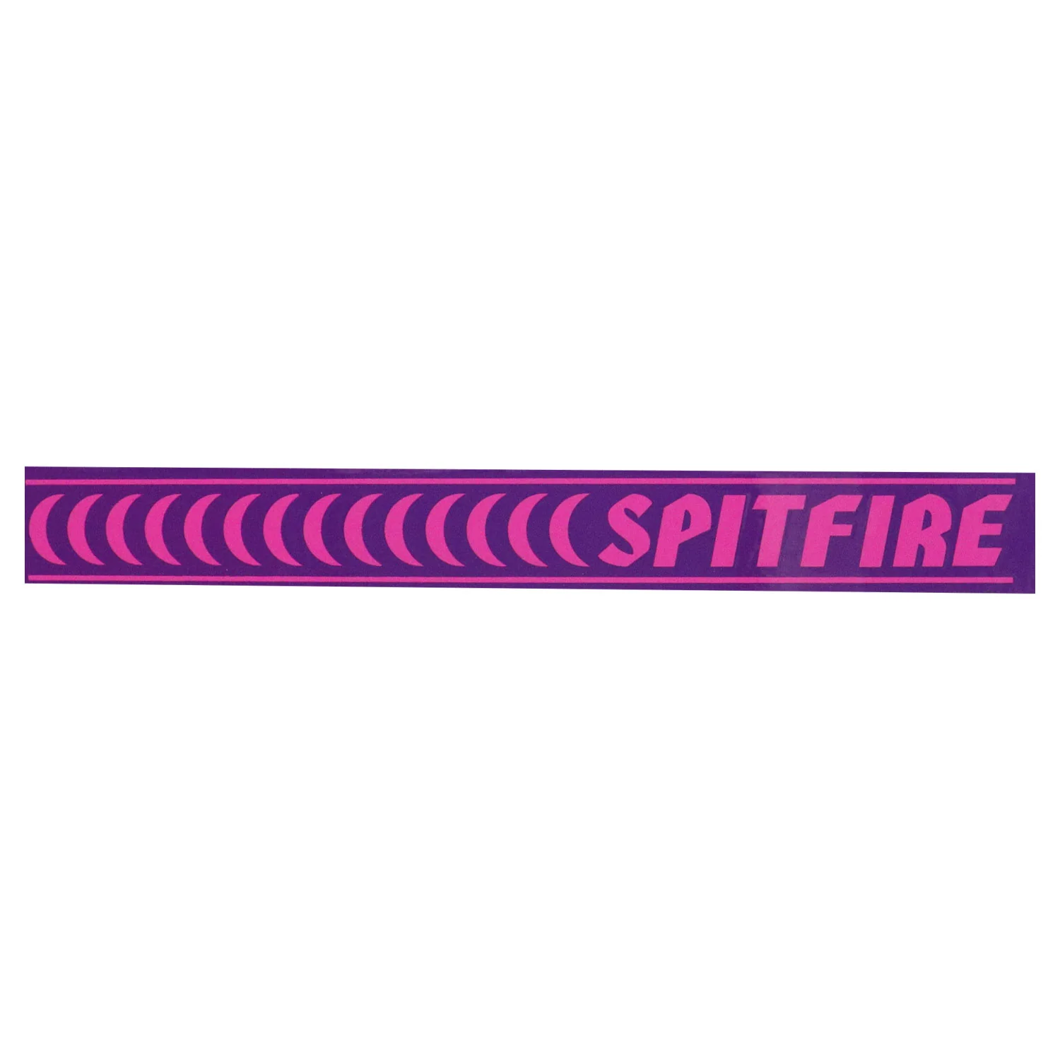 Spitfire Skateboard Barred Sticker Purple/Pink 8.75" x 1"