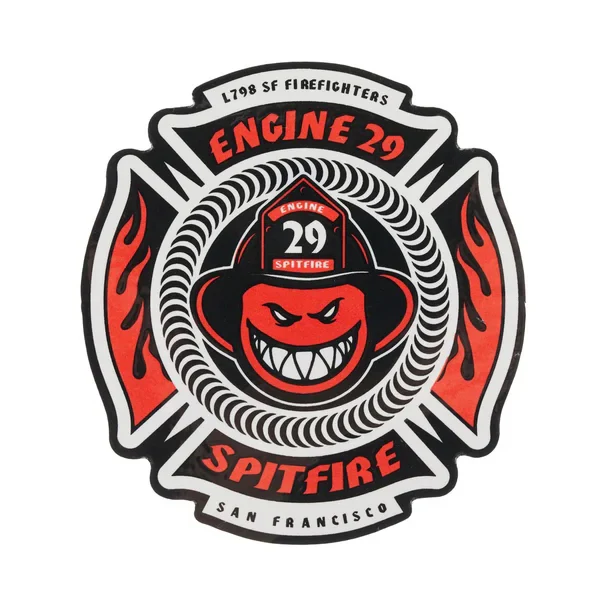 Spitfire Skateboard Sticker Engine 29 Maltese