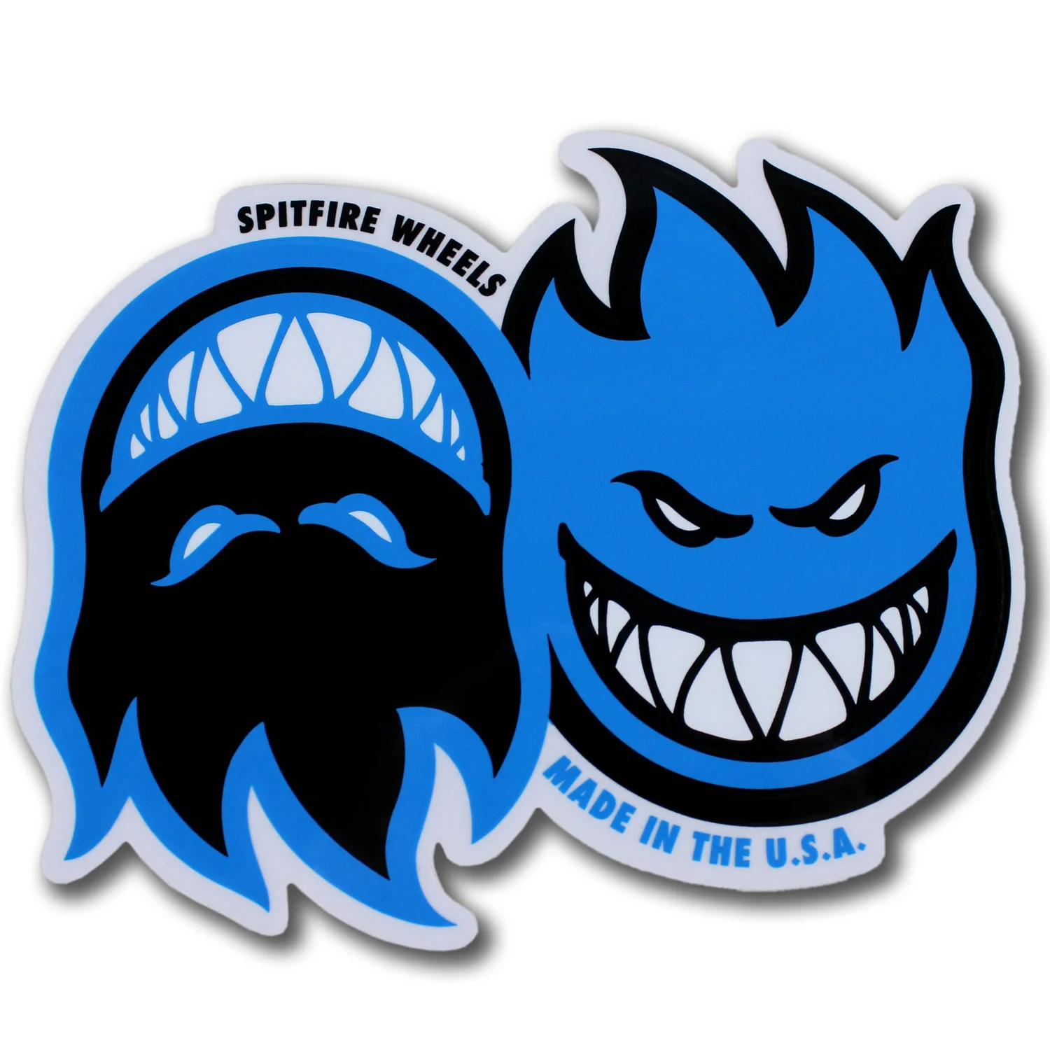 Spitfire Skateboard Sticker Eternal MD Blue 4"