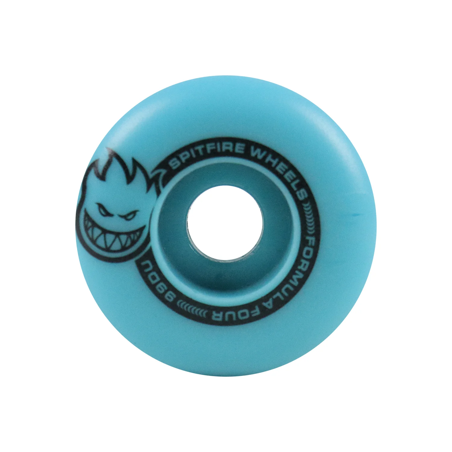 Spitfire Skateboard Wheels 49mm F4 99A Lil Smokies Tablet Blue - Image 2