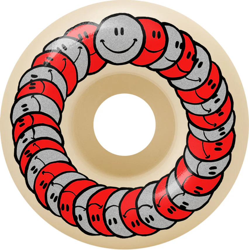 Spitfire Skateboard Wheels 54mm F4 99A Classic Spanky Happy Natural - Image 3