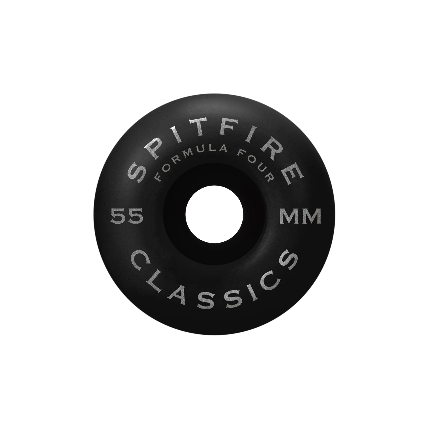 Spitfire Skateboard Wheels 55mm F4 99A Floral Classic Black - Image 3