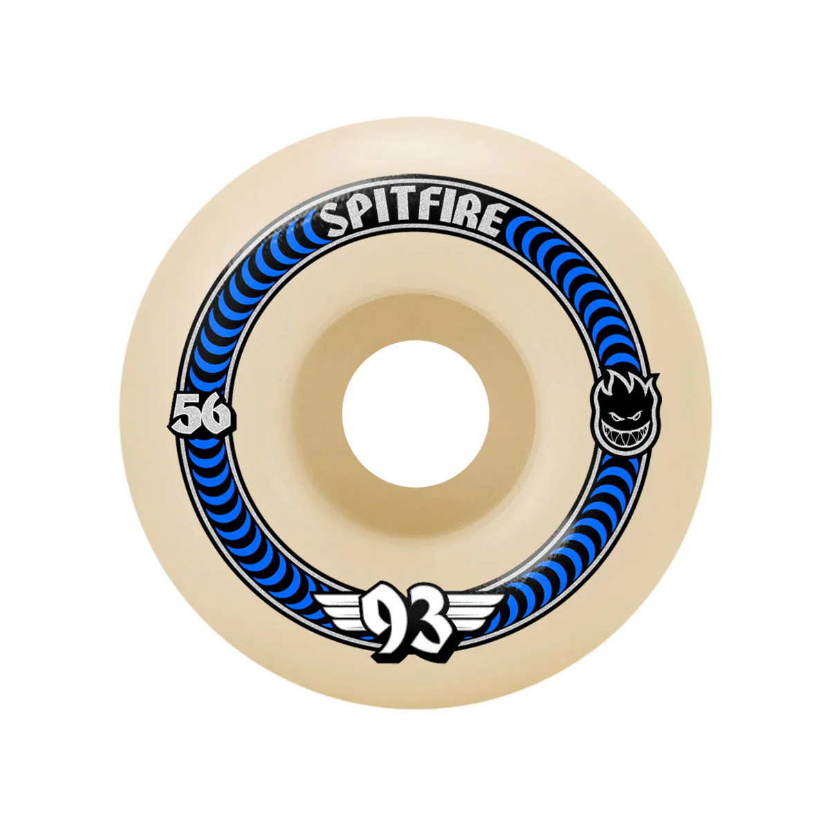 Spitfire Skateboard Wheels 56mm F4 Soft Sliders 93A Classics Natural - Image 2