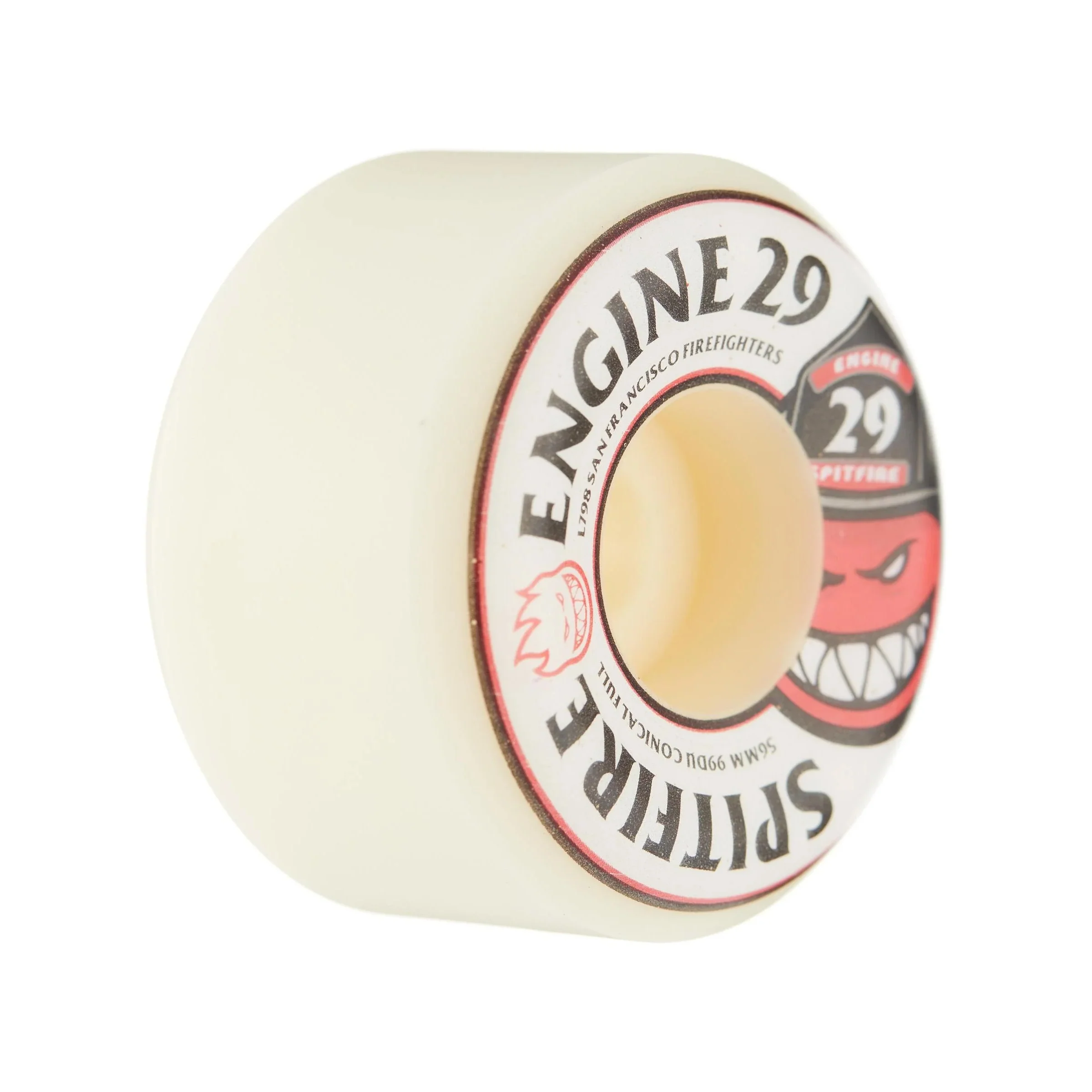 Spitfire Skateboard Wheels F4 99A Engine 29 SFFD Conical Full Natural 56mm - Image 4
