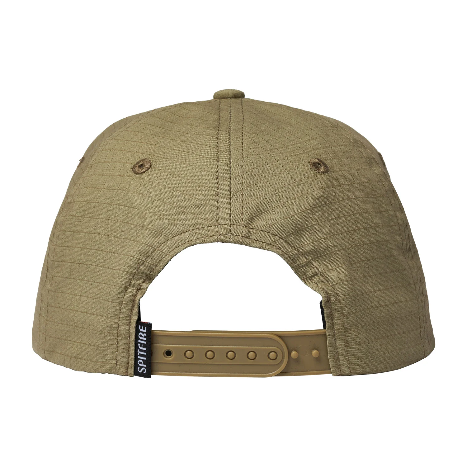 Spitfire Skateboard Wheels Hat Classic 87 Swirl Patch Snapback Tan - Image 2