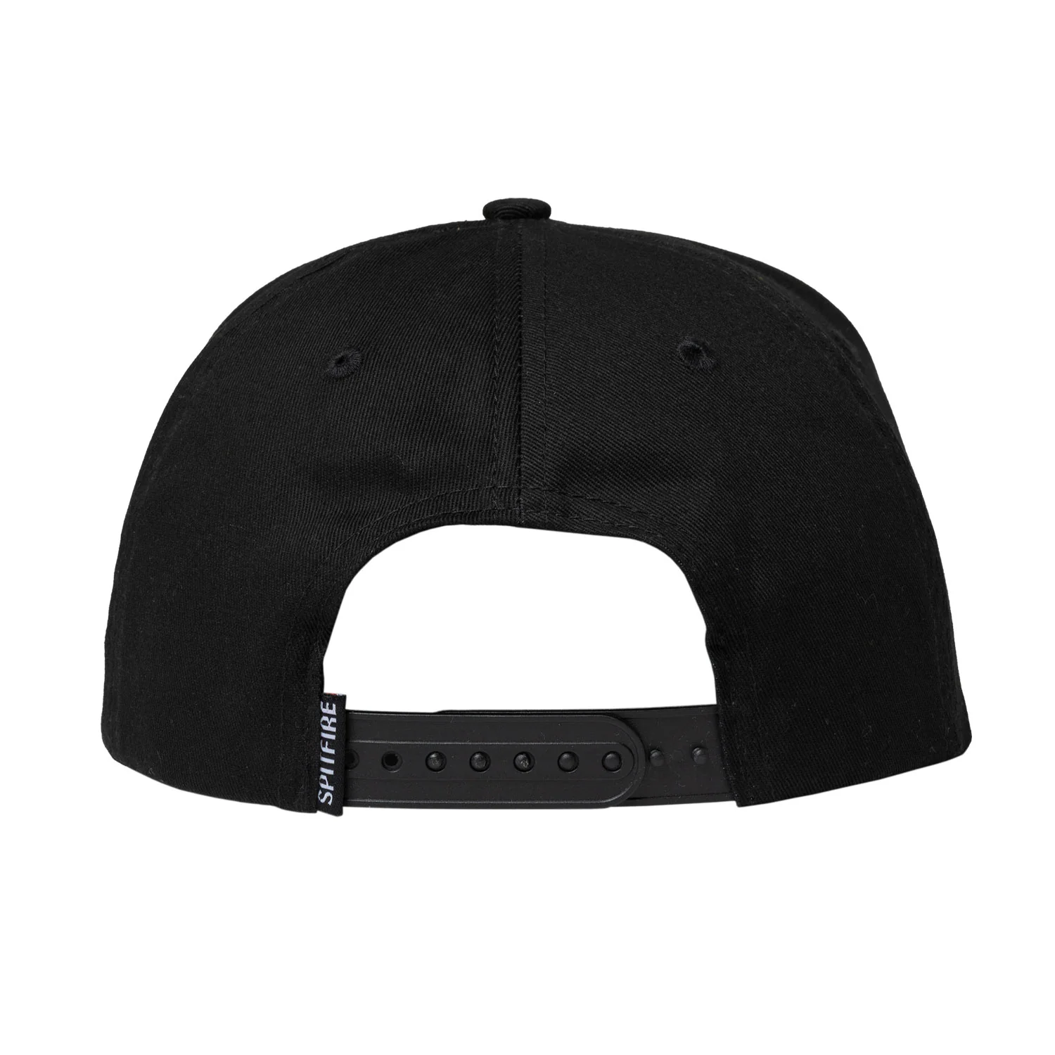Spitfire Skateboard Wheels Hat Hellhounds Script Patch Snapback Black/Yellow - Image 2