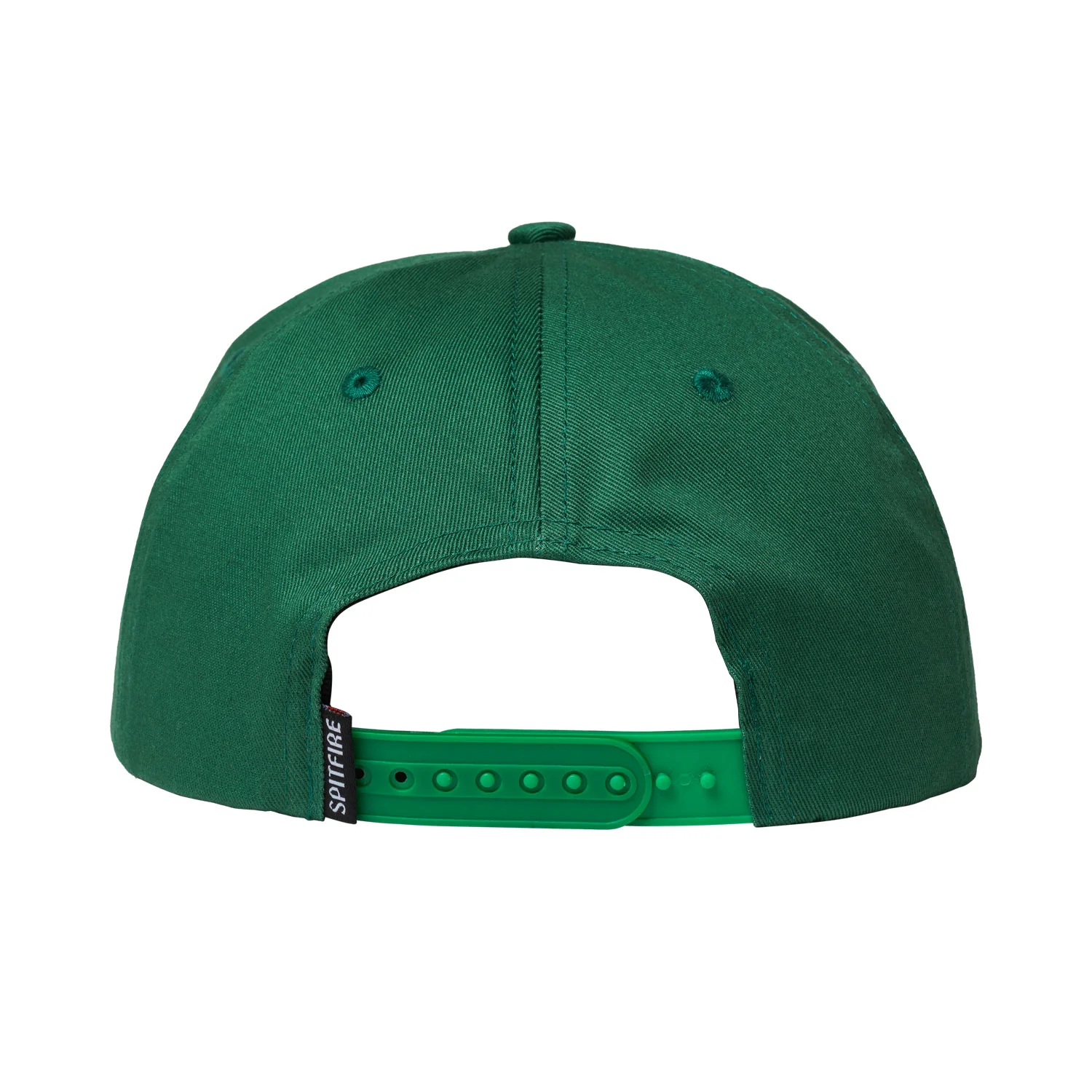 Spitfire Skateboard Wheels Hat Hellhounds Script Snapback Dark Green - Image 2