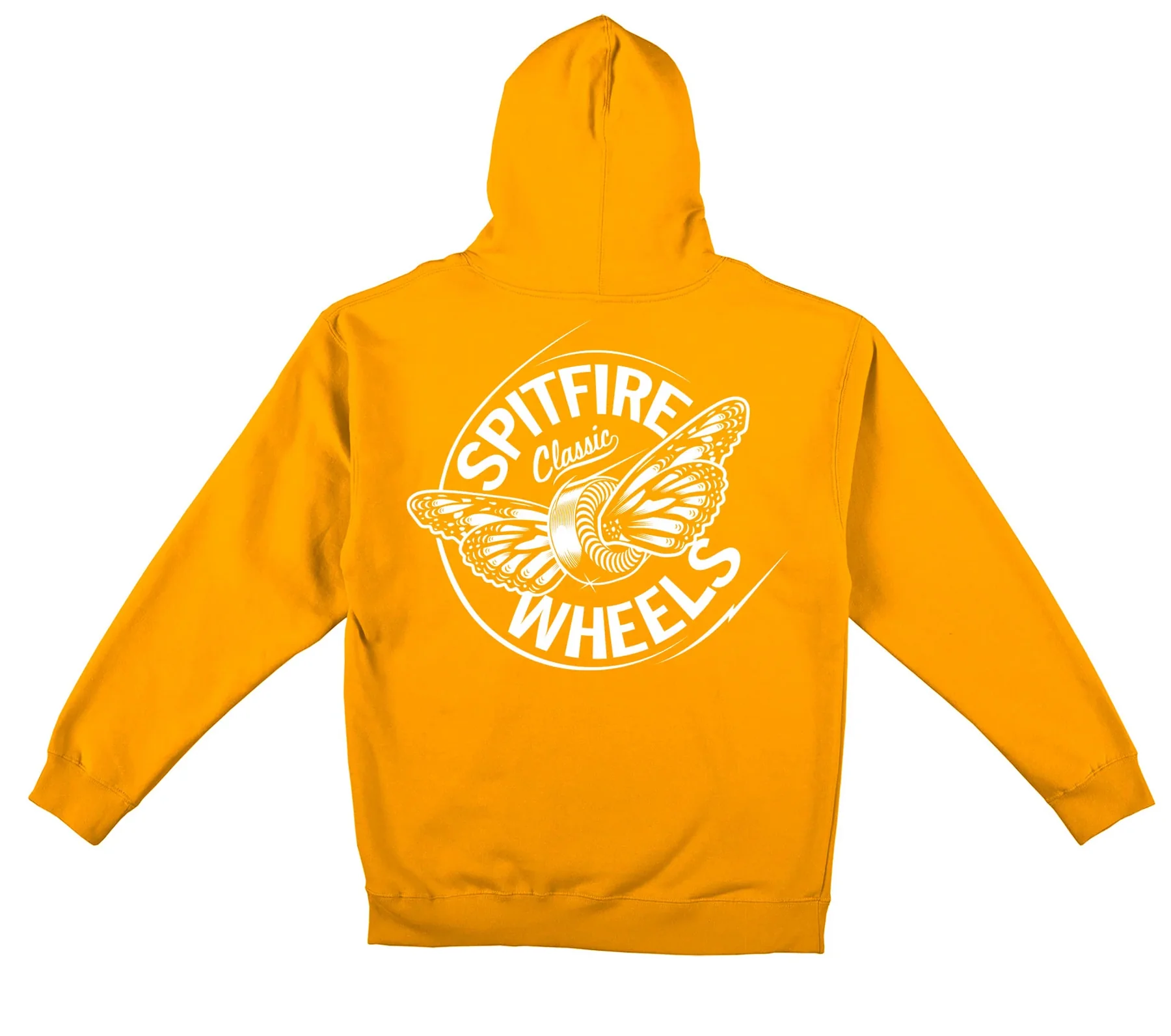 Spitfire Skateboard Wheels Hoody Flying Classic Butterfly Gold - Image 2