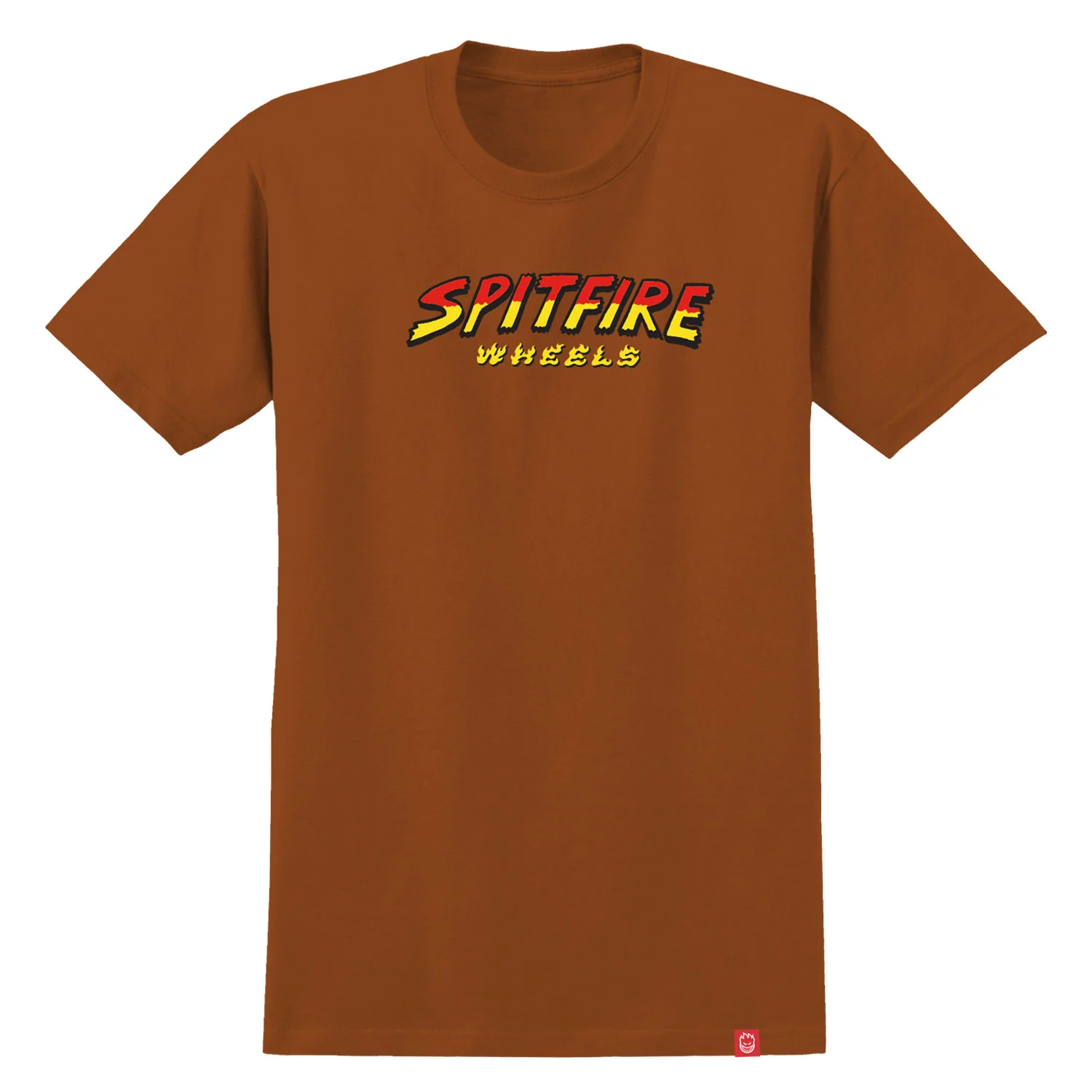 Spitfire Skateboard Wheels Shirt Hellhounds Script Orange/Multi