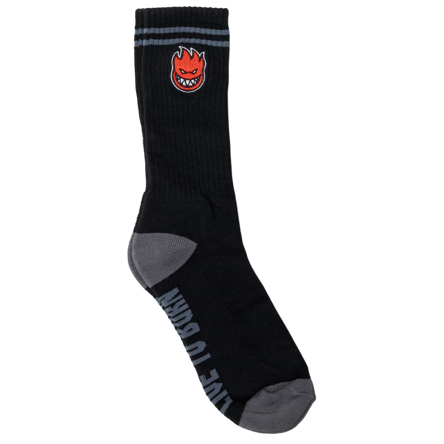 Spitfire Skateboard Wheels Socks Bighead Fill Black/Charcoal/Red