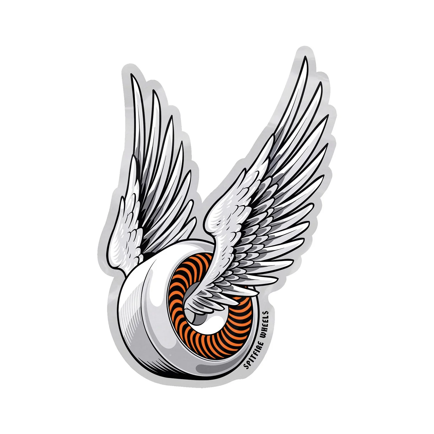 Spitfire Sticker OG Classic MD 4.25" x 6.25" Orange