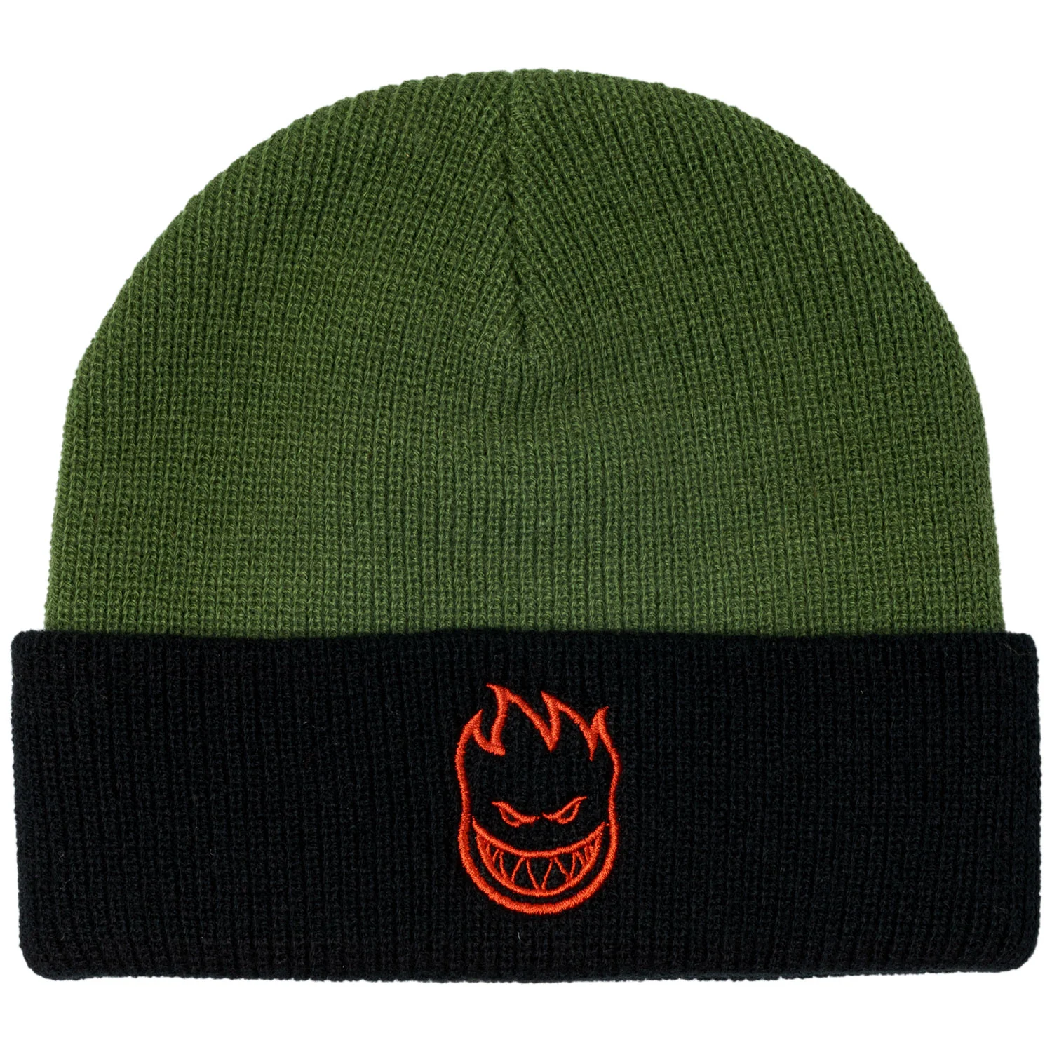 Spitfire Wheels Beanie Bighead Cuff Olive/Black
