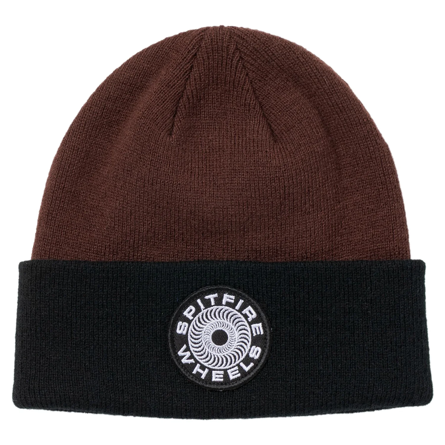 Spitfire Wheels Beanie Classic 87 Swirl Patch Black/Dark Red