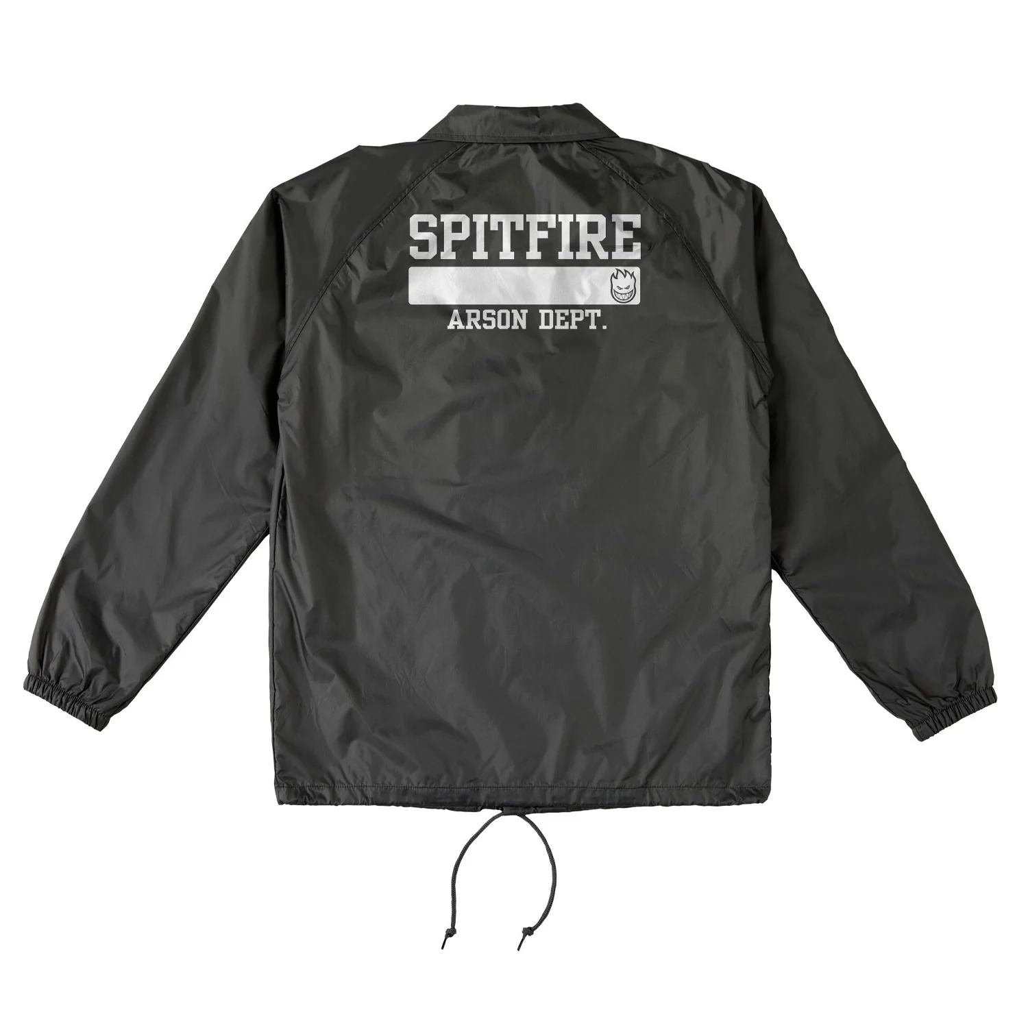 Spitfire Wheels Coat Arson Department Windbreaker Jacket Black/White