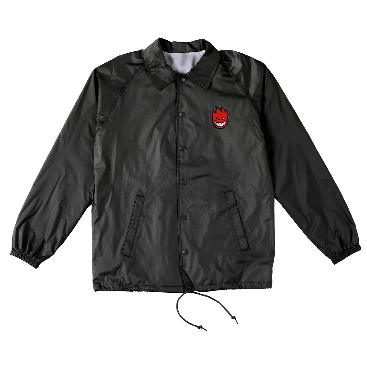 Spitfire Wheels Coat Bighead Fill Double Windbreaker Jacket Black/Red/White - Image 2