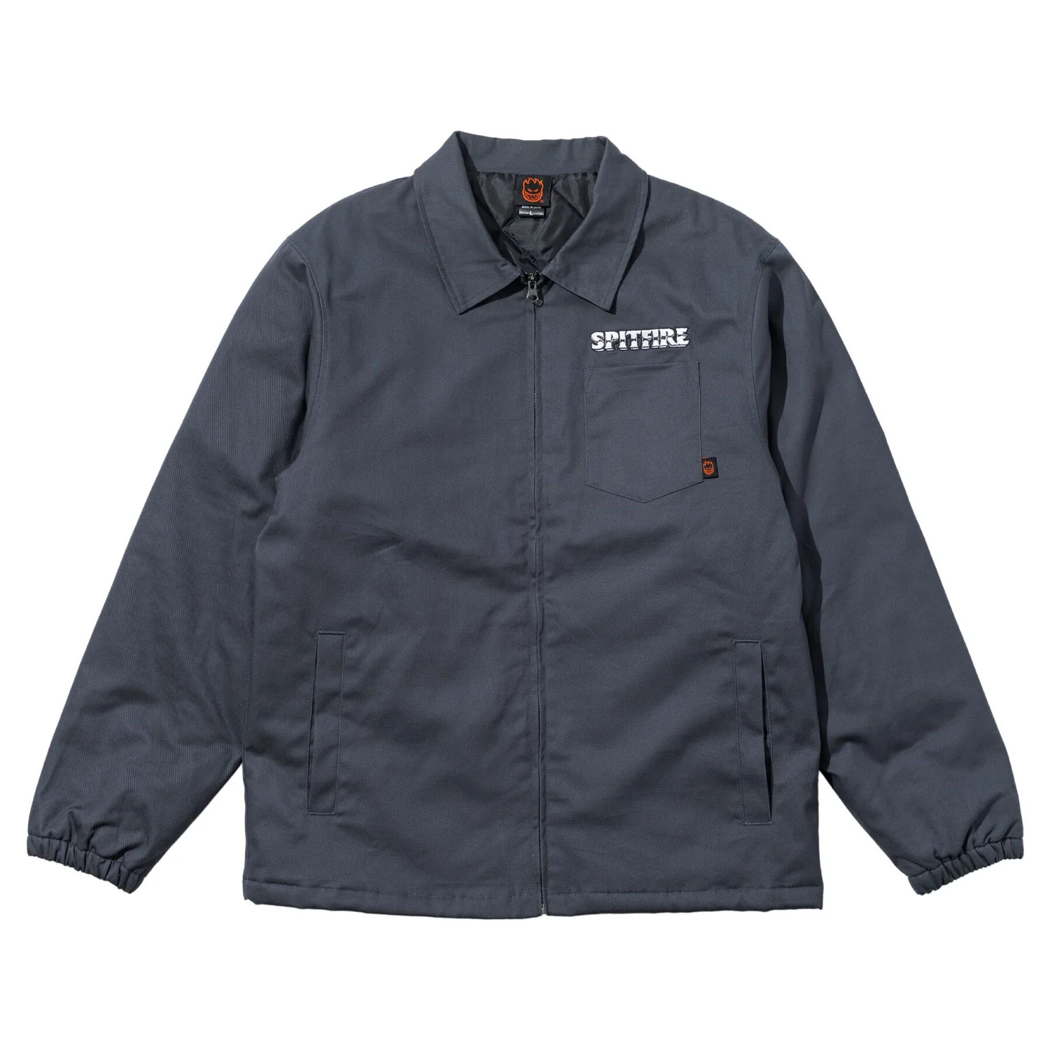 Spitfire Wheels Coat Burnout Jacket Charcoal - Image 2