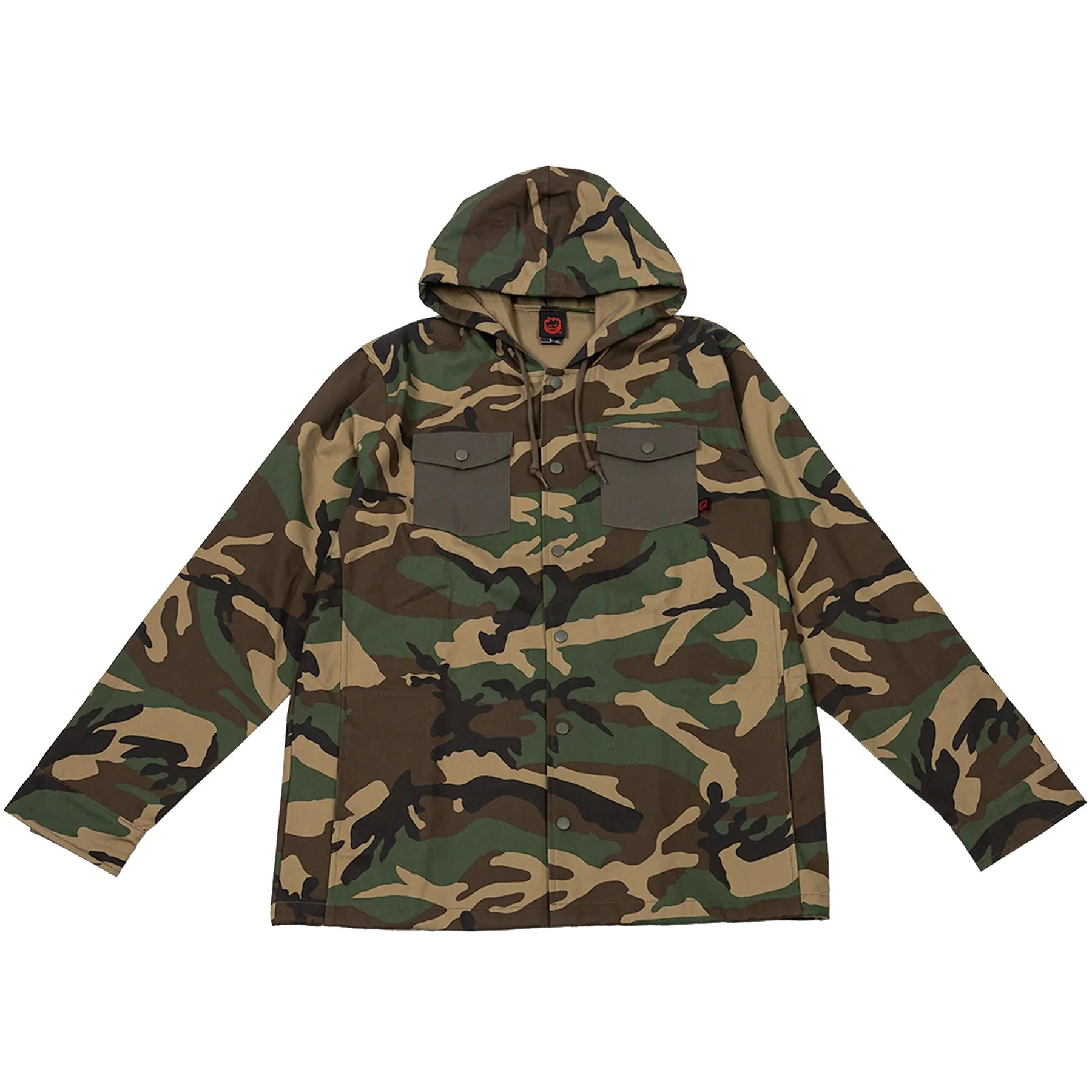 Spitfire Wheels Coat Classic 87 Swirl Jacket Camo/Orange