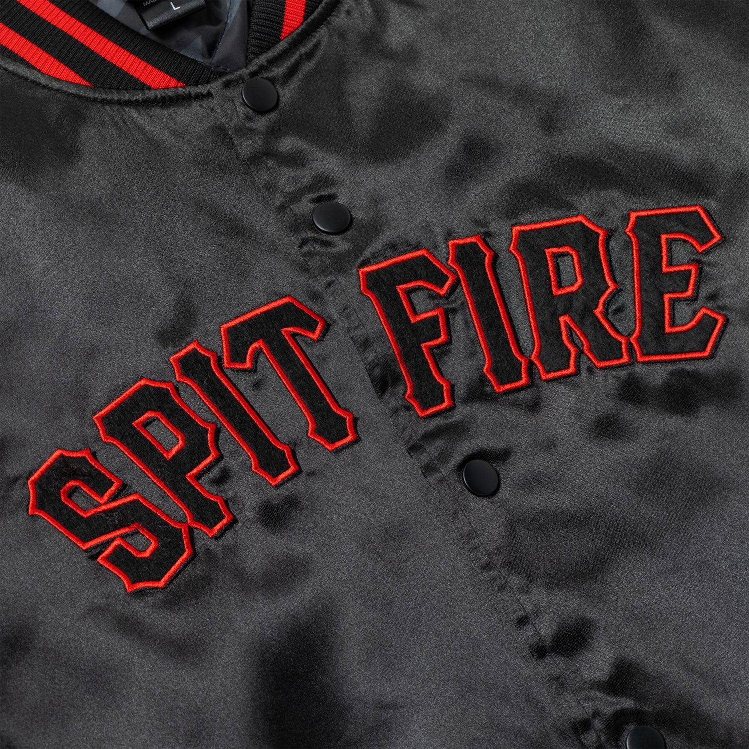 Spitfire Wheels Coat Spitball Jacket Black/Red Black - Image 5