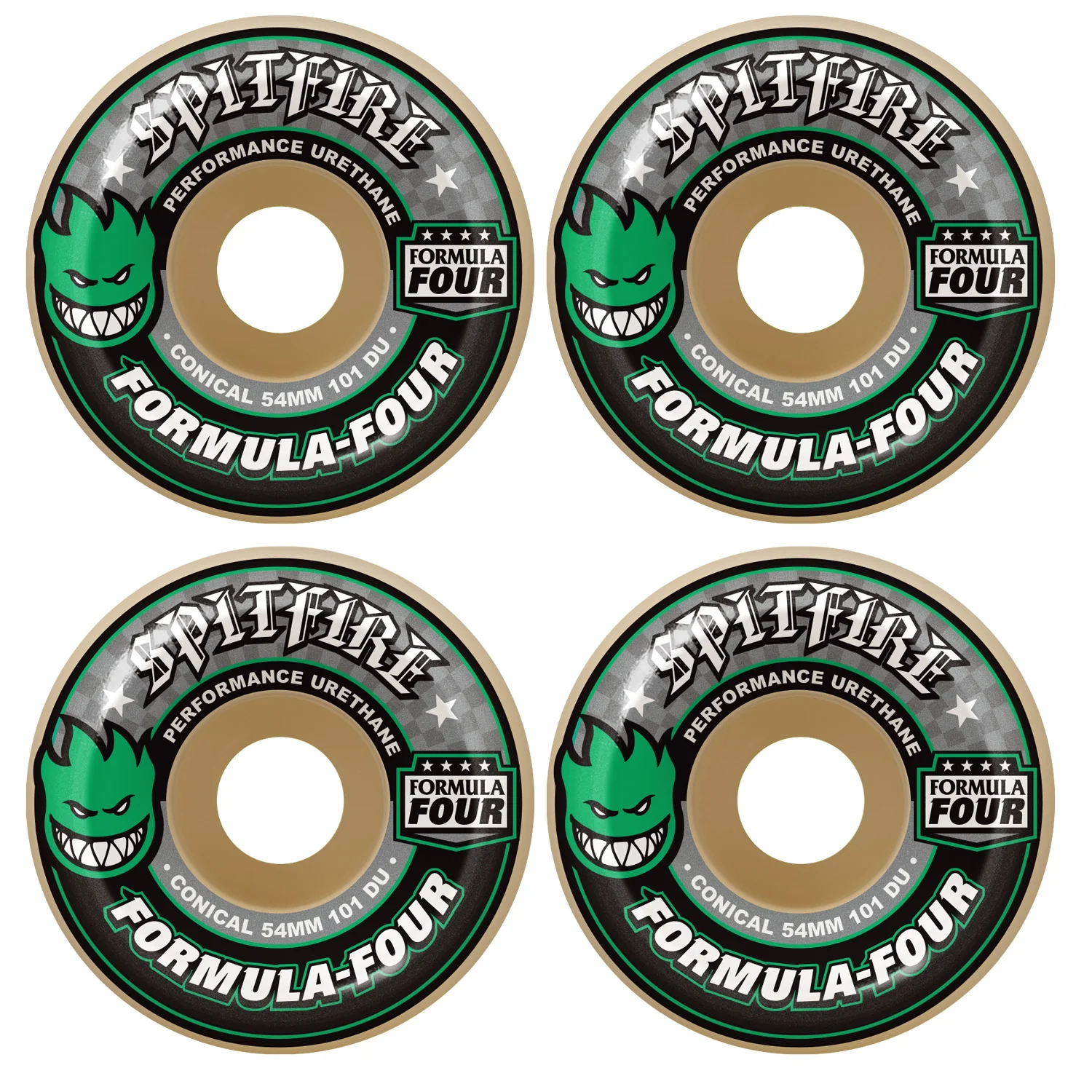 Spitfire Wheels F4 101A Conical 54mm Formula Four