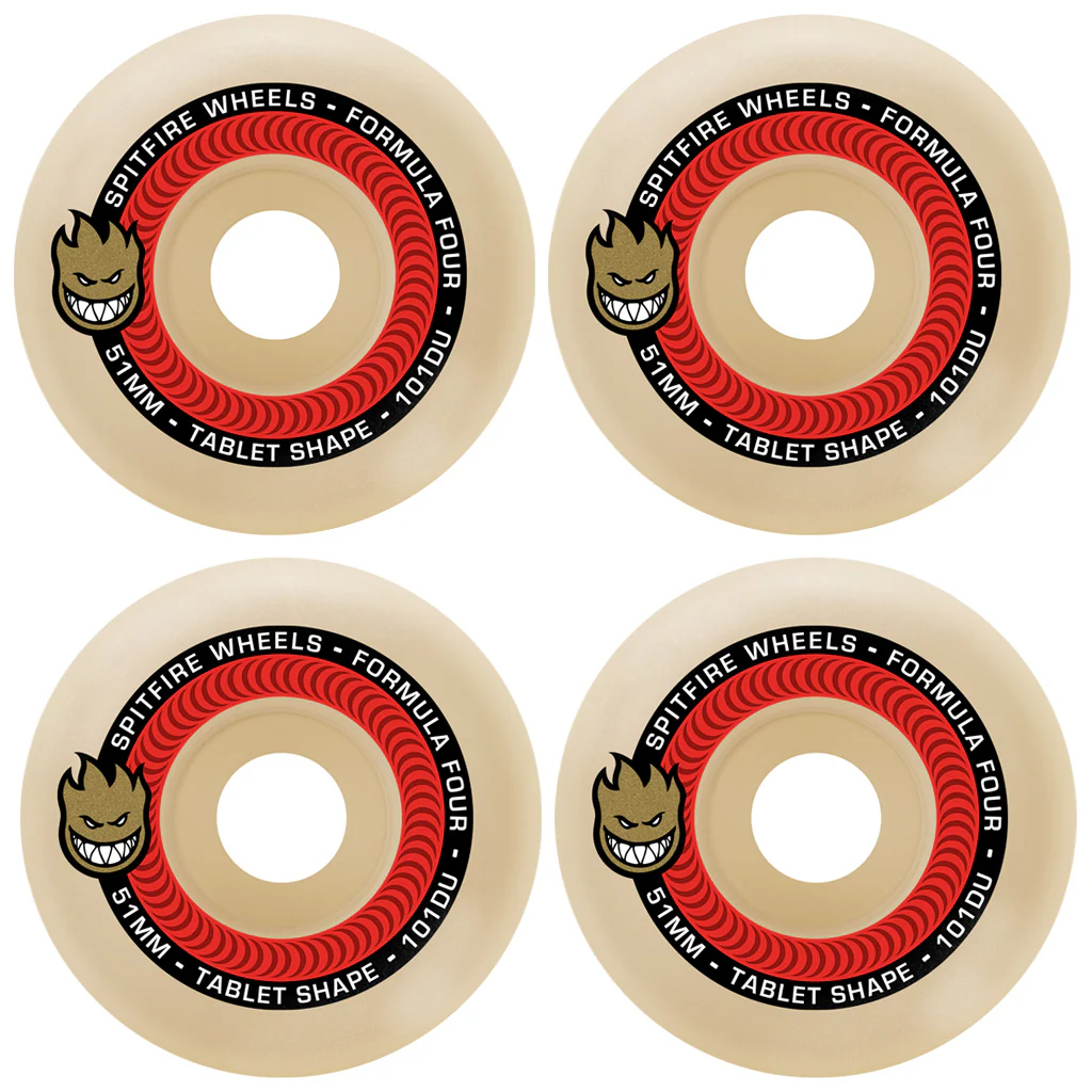 Spitfire Wheels F4 101A Tablets Formula Four 53mm