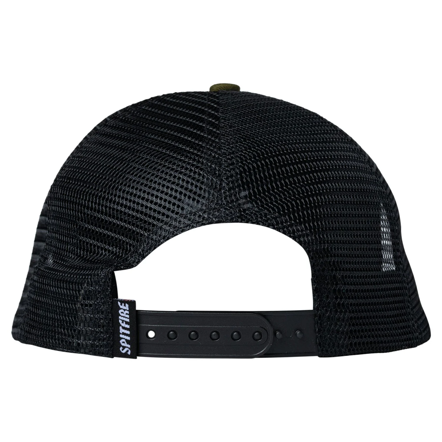 Spitfire Wheels Hat Bighead Fill Snapback Olive/Black Green - Image 2