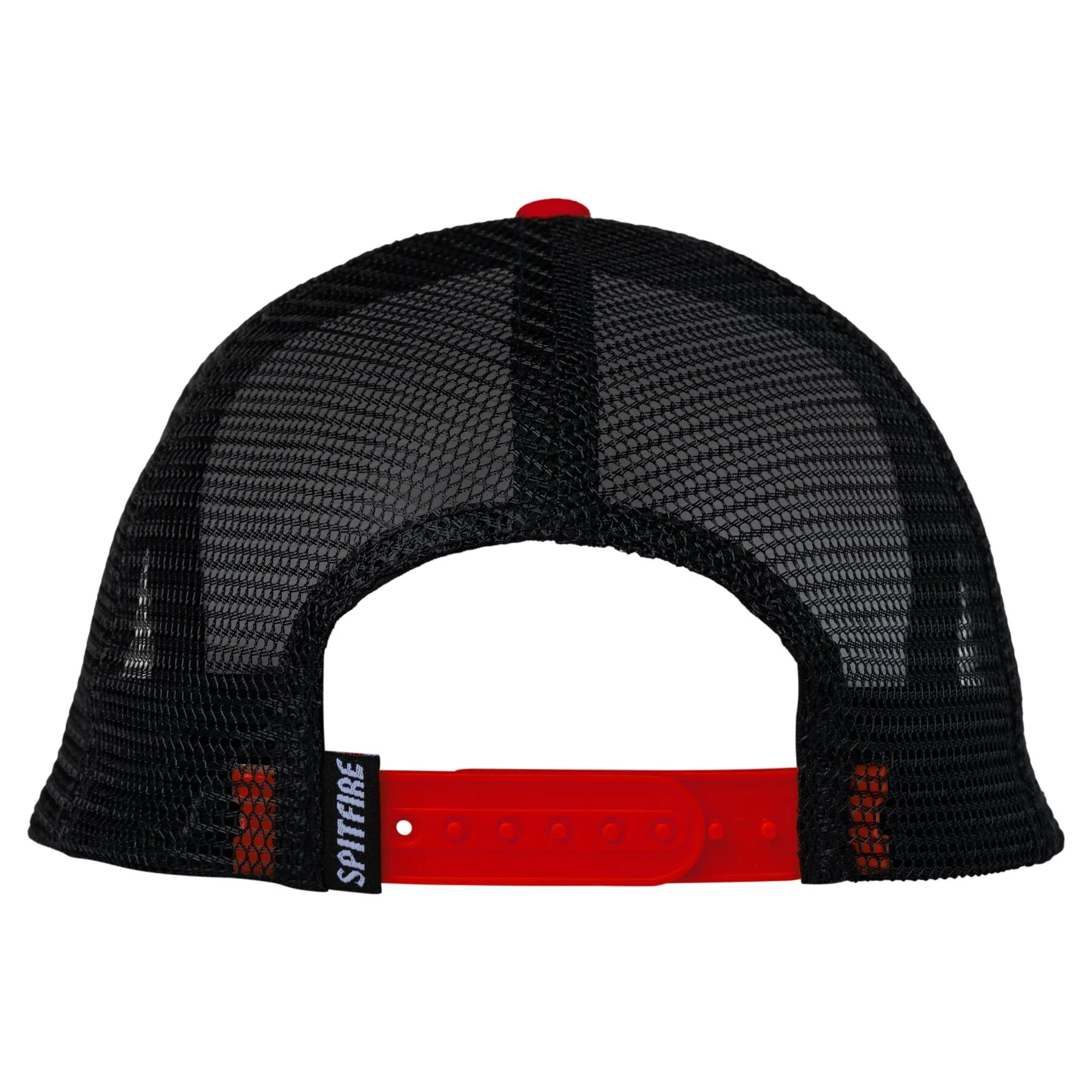 Spitfire Wheels Hat Burnout Snapback White/Red/Black - Image 2