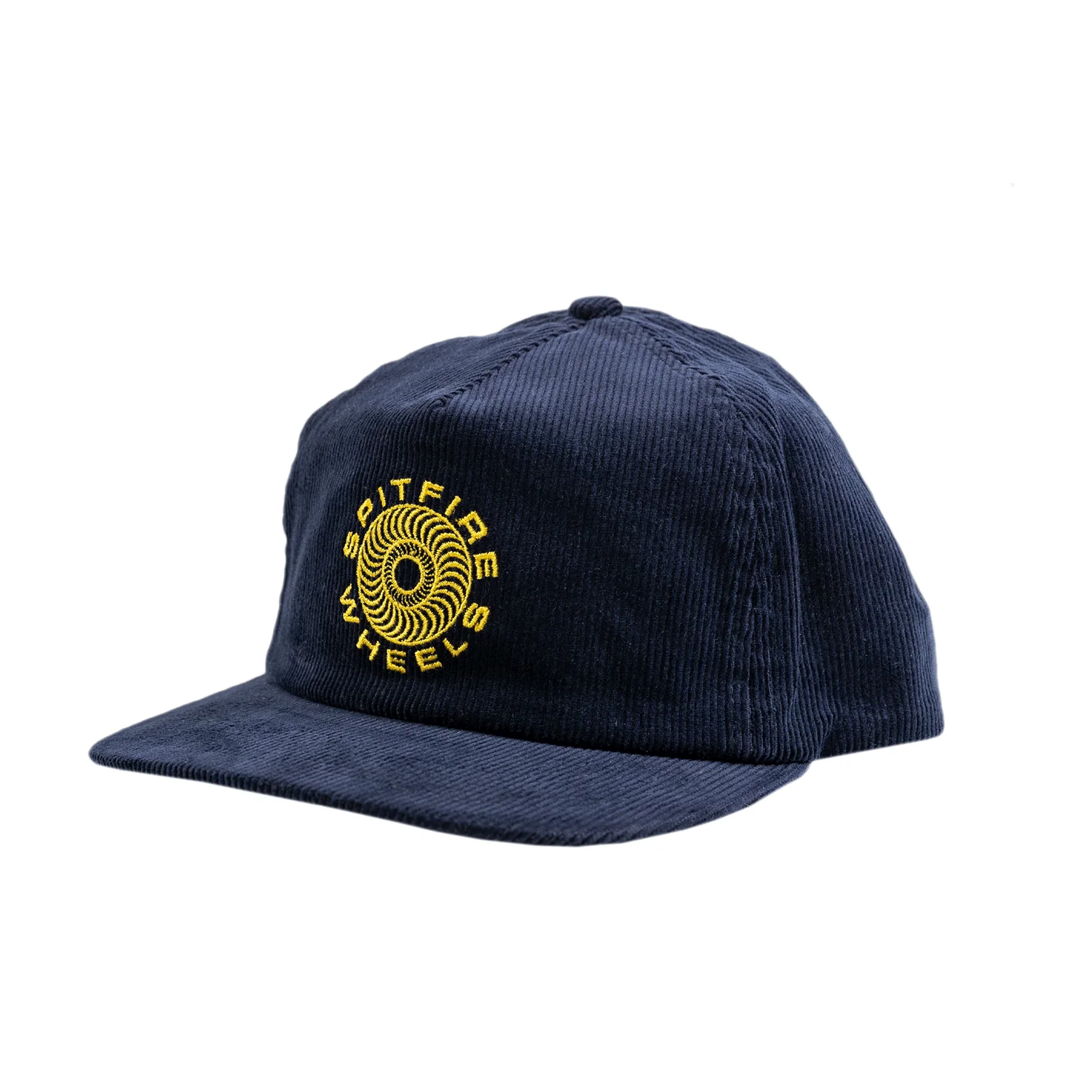 Spitfire Wheels Hat Classic 87 Swirl Snapback Navy/Gold