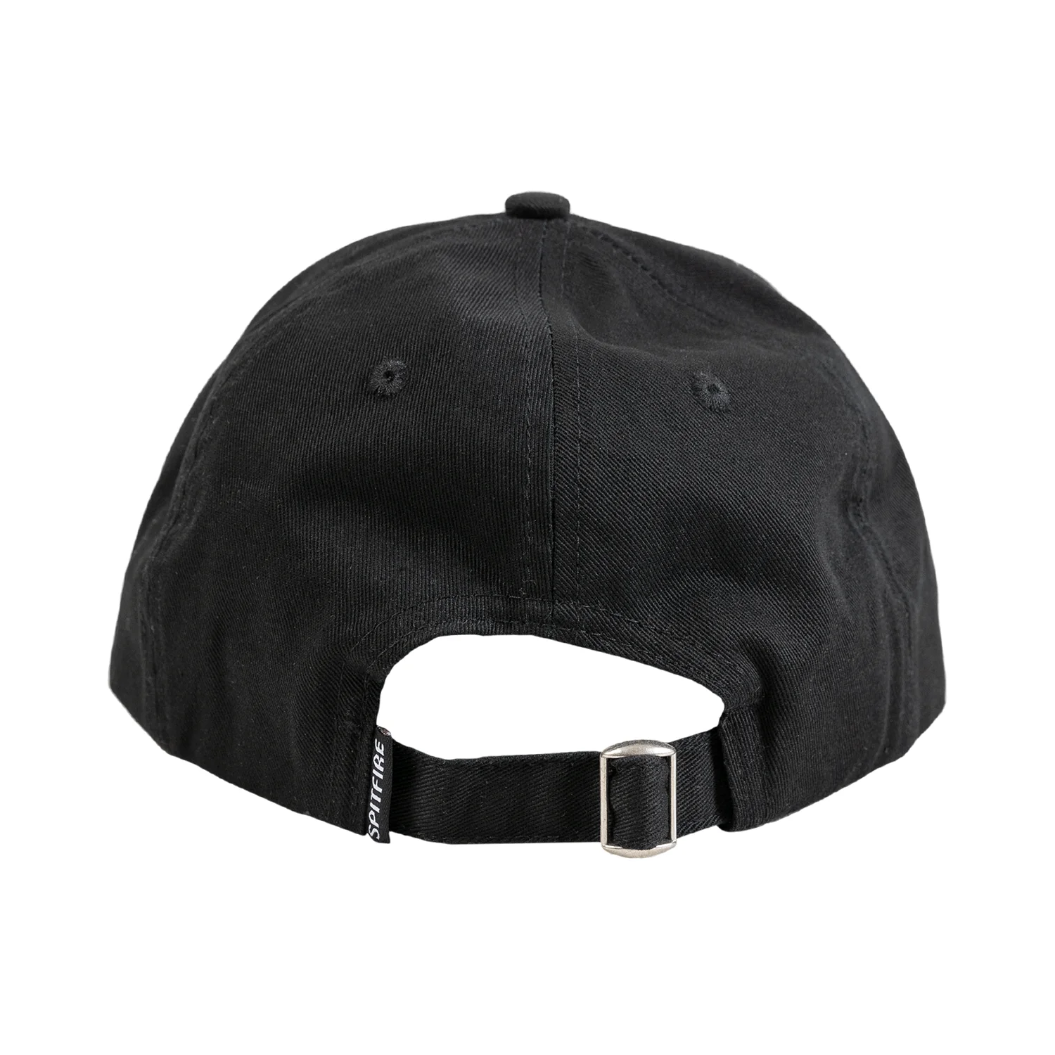 Spitfire Wheels Hat Classic 87 Swirl Strapback Black/Grey - Image 2