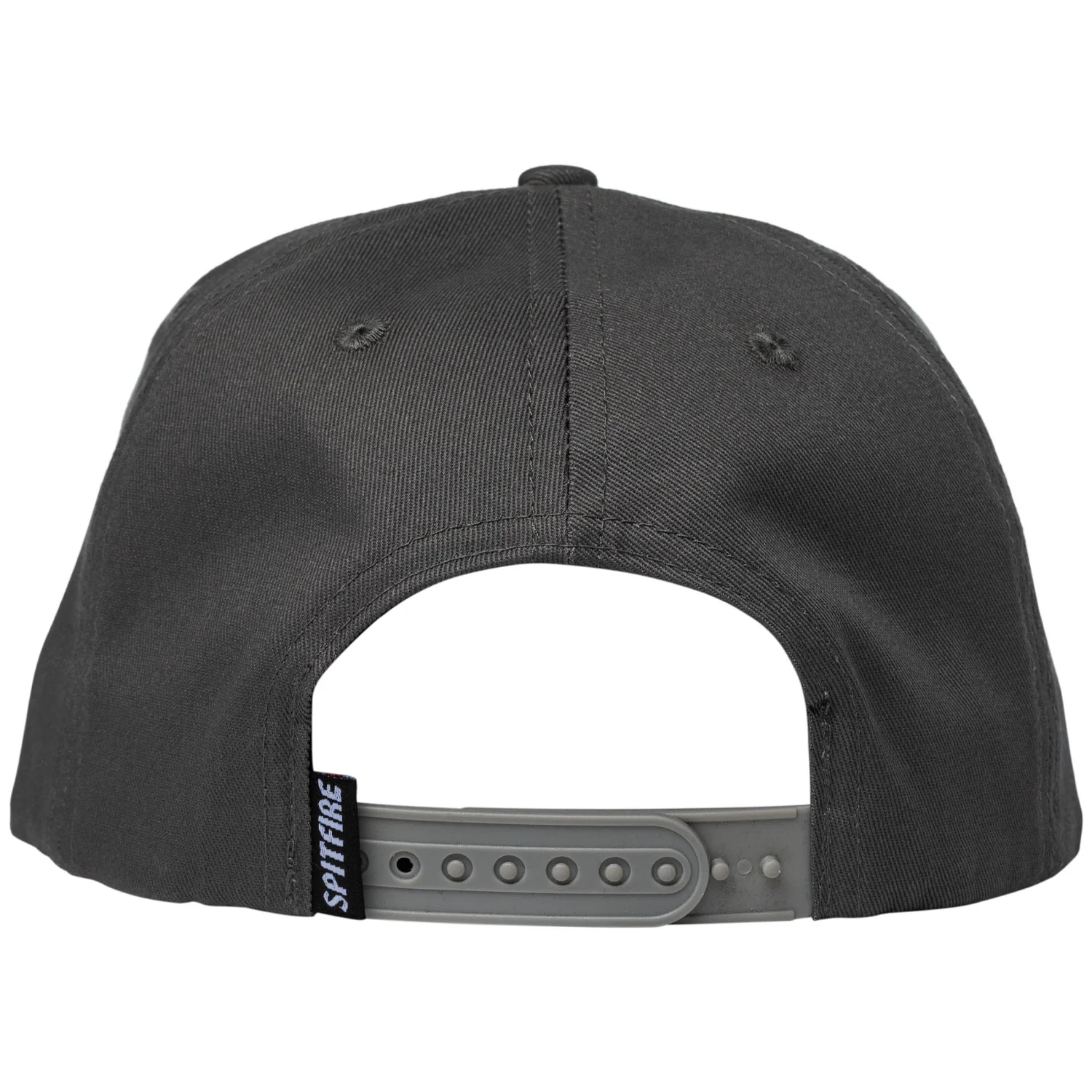 Spitfire Wheels Hat Courier Patch Snapback Charcoal/Black - Image 2