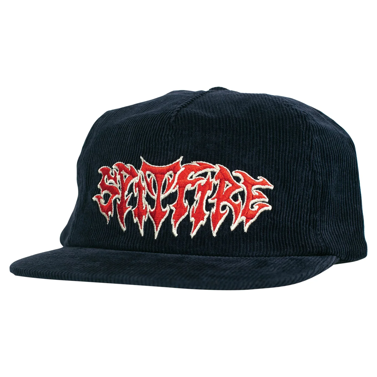 Spitfire Wheels Hat Demon Script Snapback Navy/Red