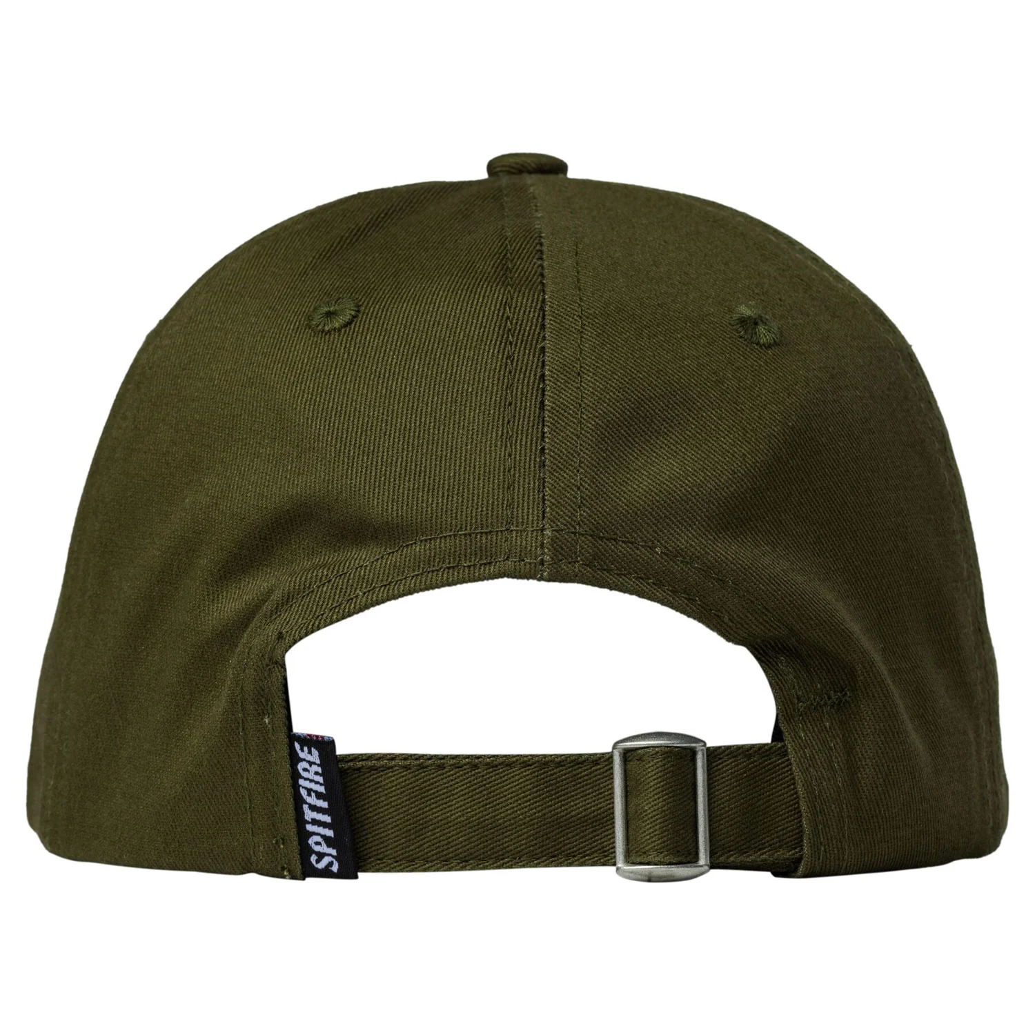 Spitfire Wheels Hat Eternal Fill Strapback Olive Green - Image 2