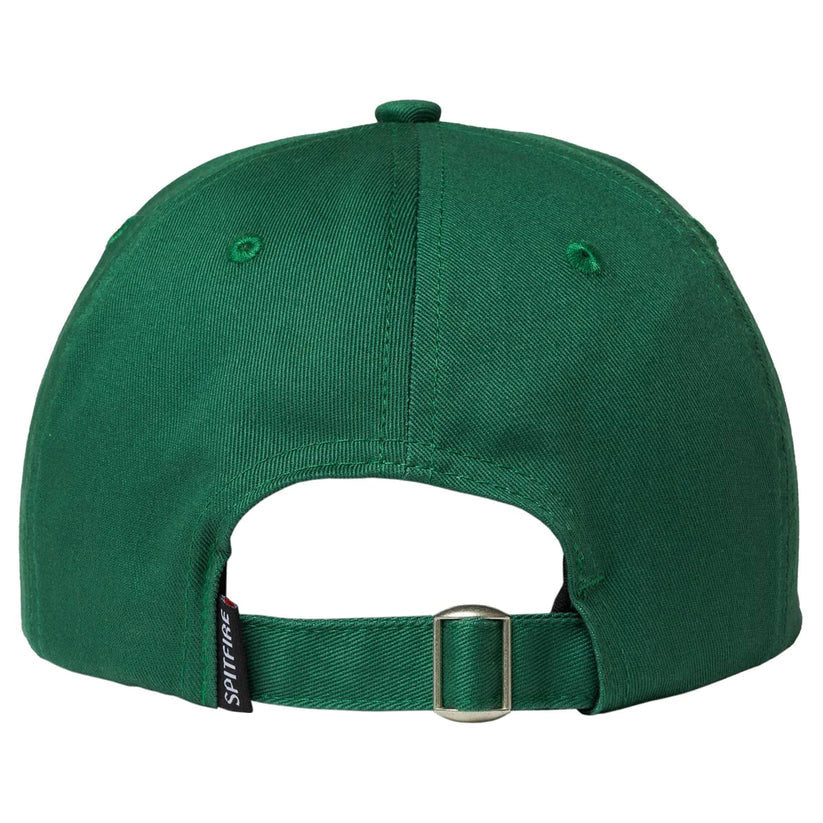 Spitfire Wheels Hat Hellhound Script Strapback Dark Green - Image 2