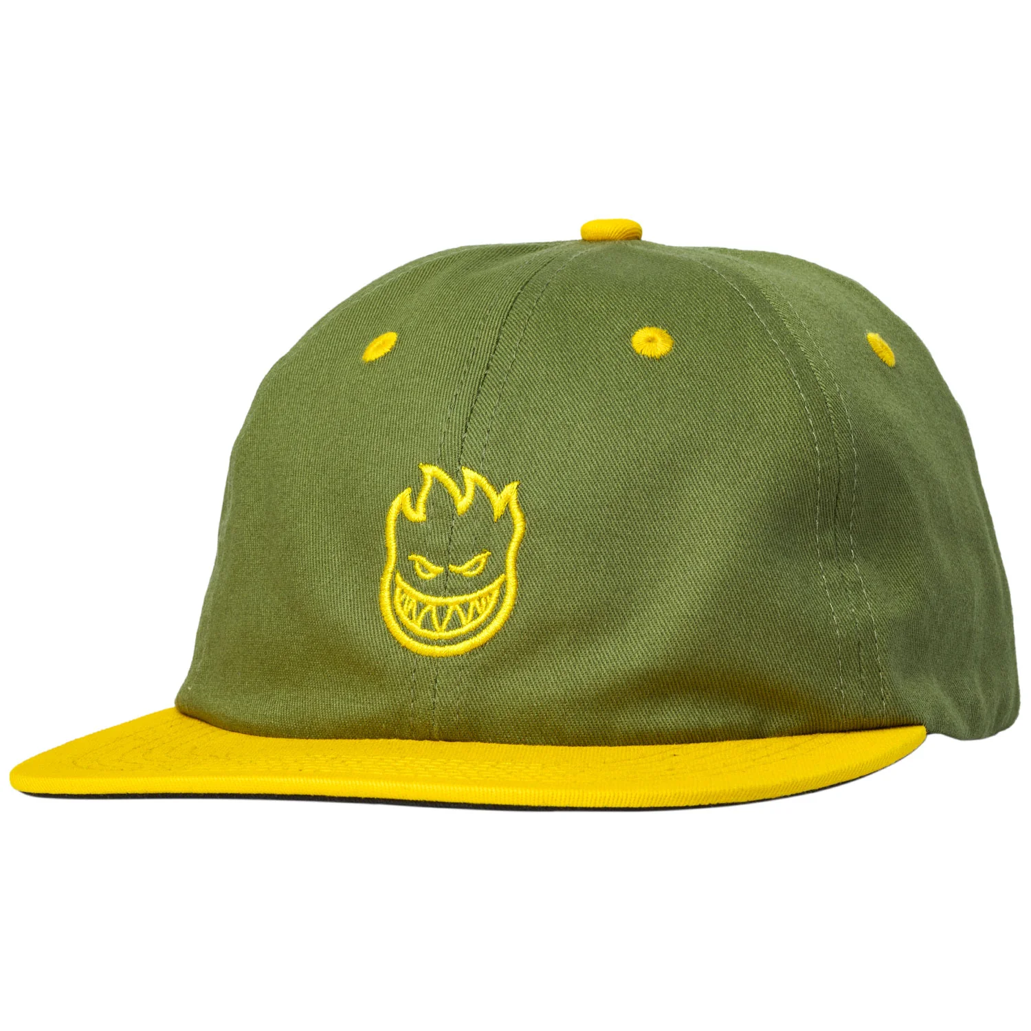 Spitfire Wheels Hat Lil Bighead Strapback Olive/Gold