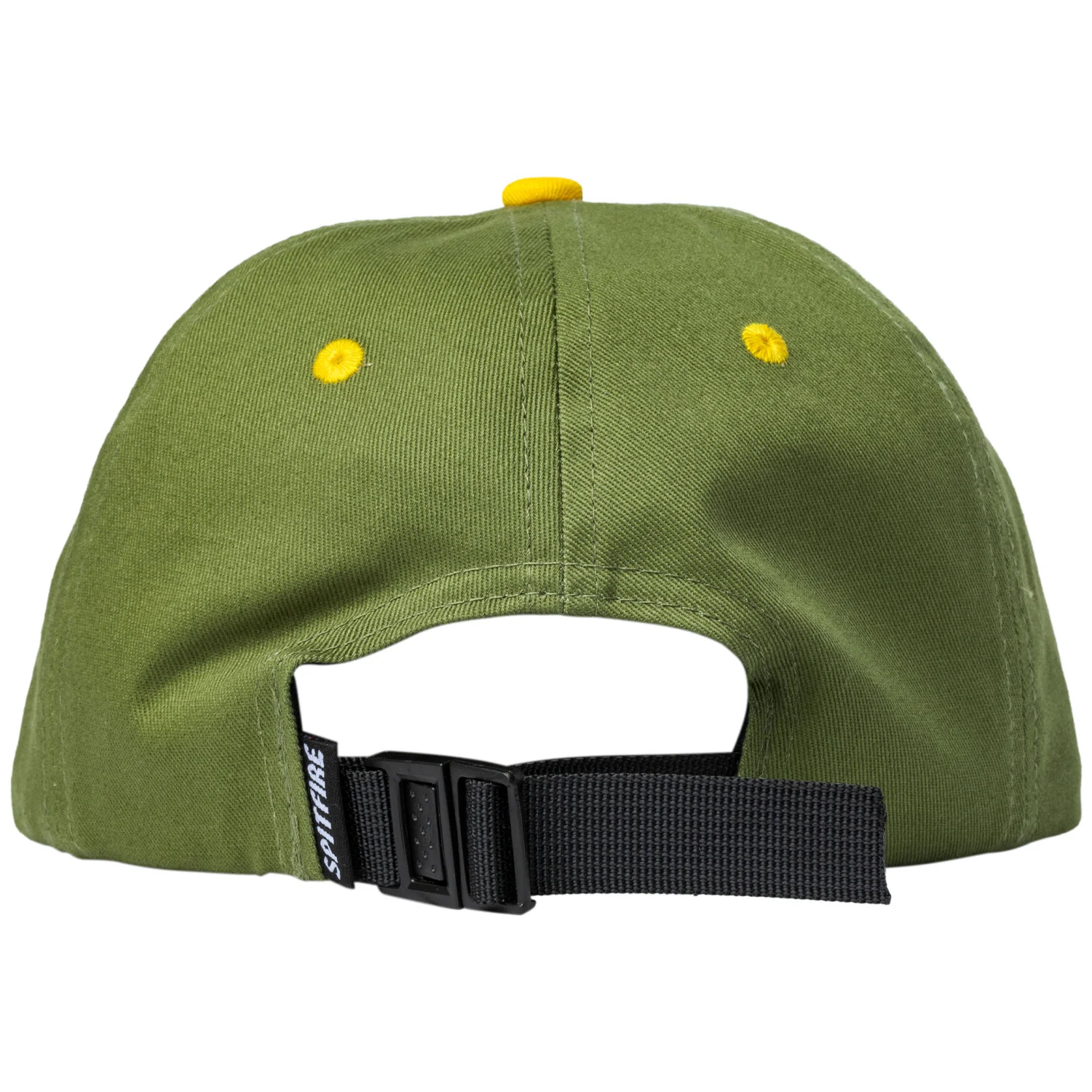 Spitfire Wheels Hat Lil Bighead Strapback Olive/Gold - Image 2