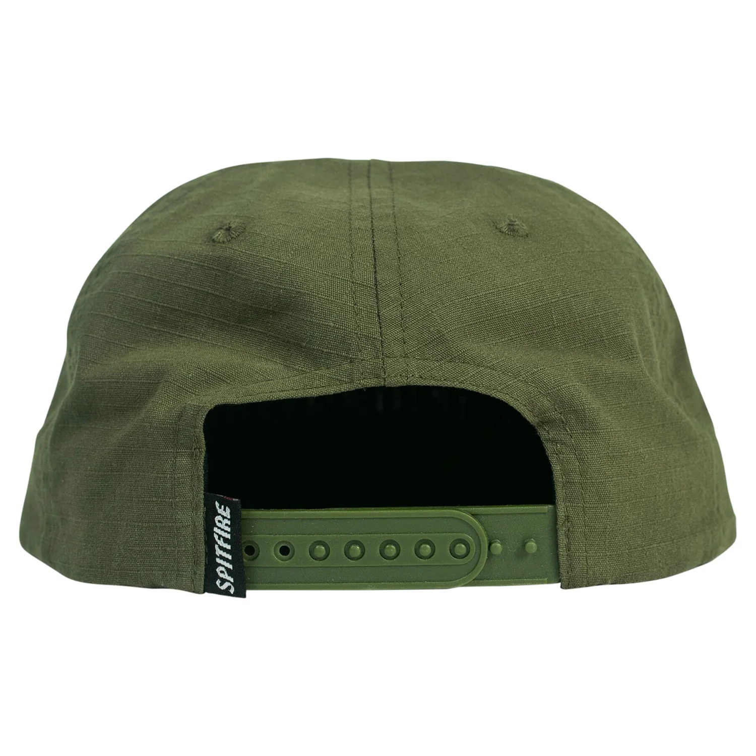Spitfire Wheels Hat Molotov Script Snapback Olive/Black - Image 2