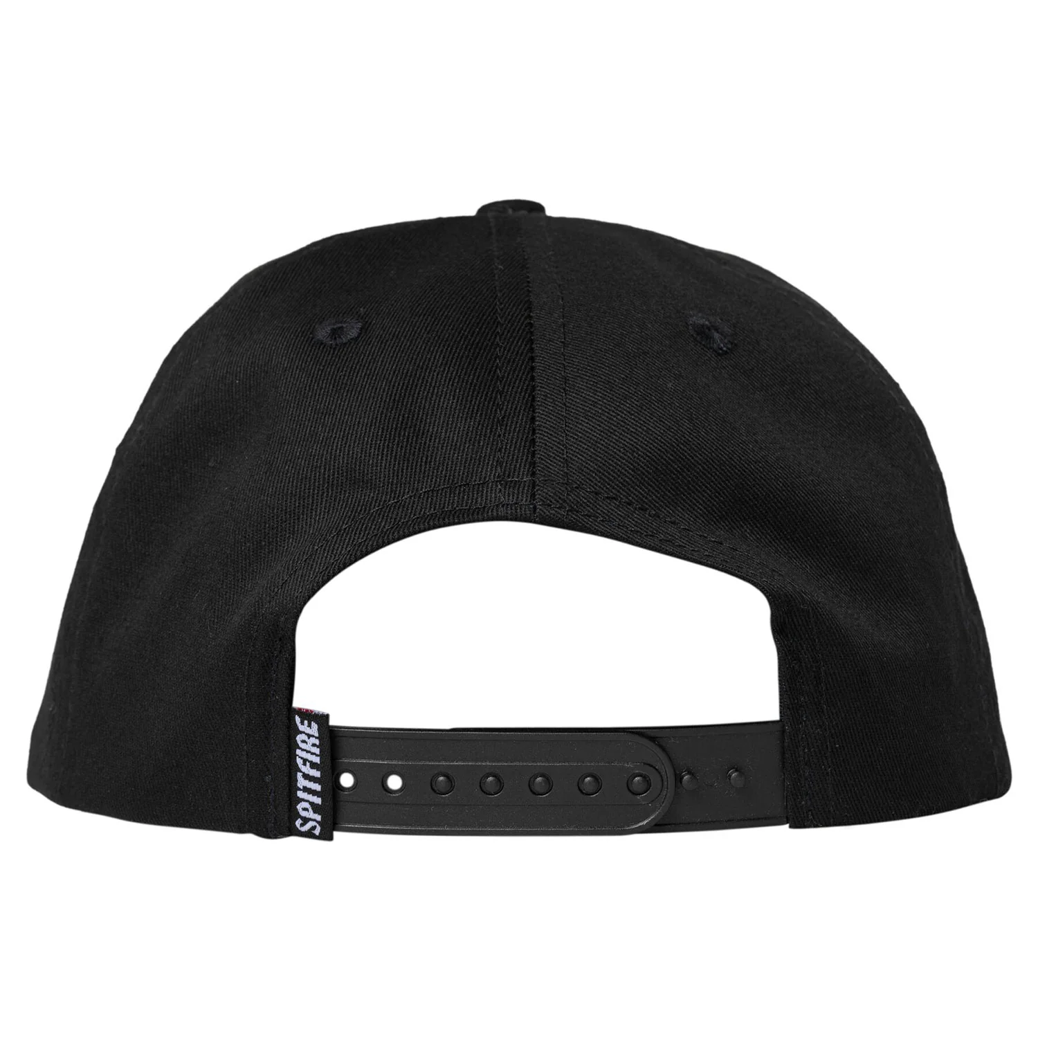 Spitfire Wheels Hat Old E Drop Snapback Black/White - Image 2