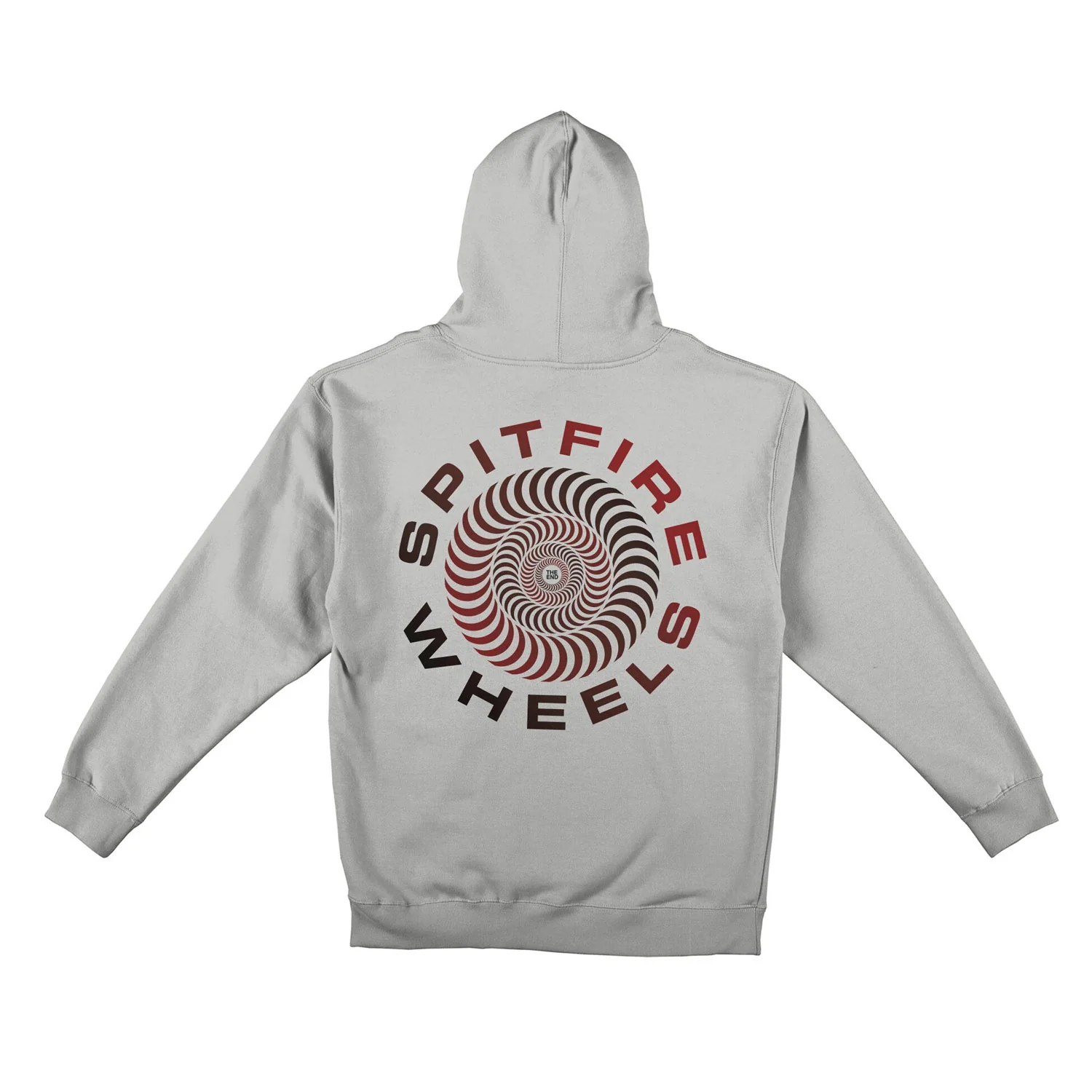 Spitfire Wheels Hoody Classic 87 Swirl Fade Fill Pullover Cement/Red/Black Grey