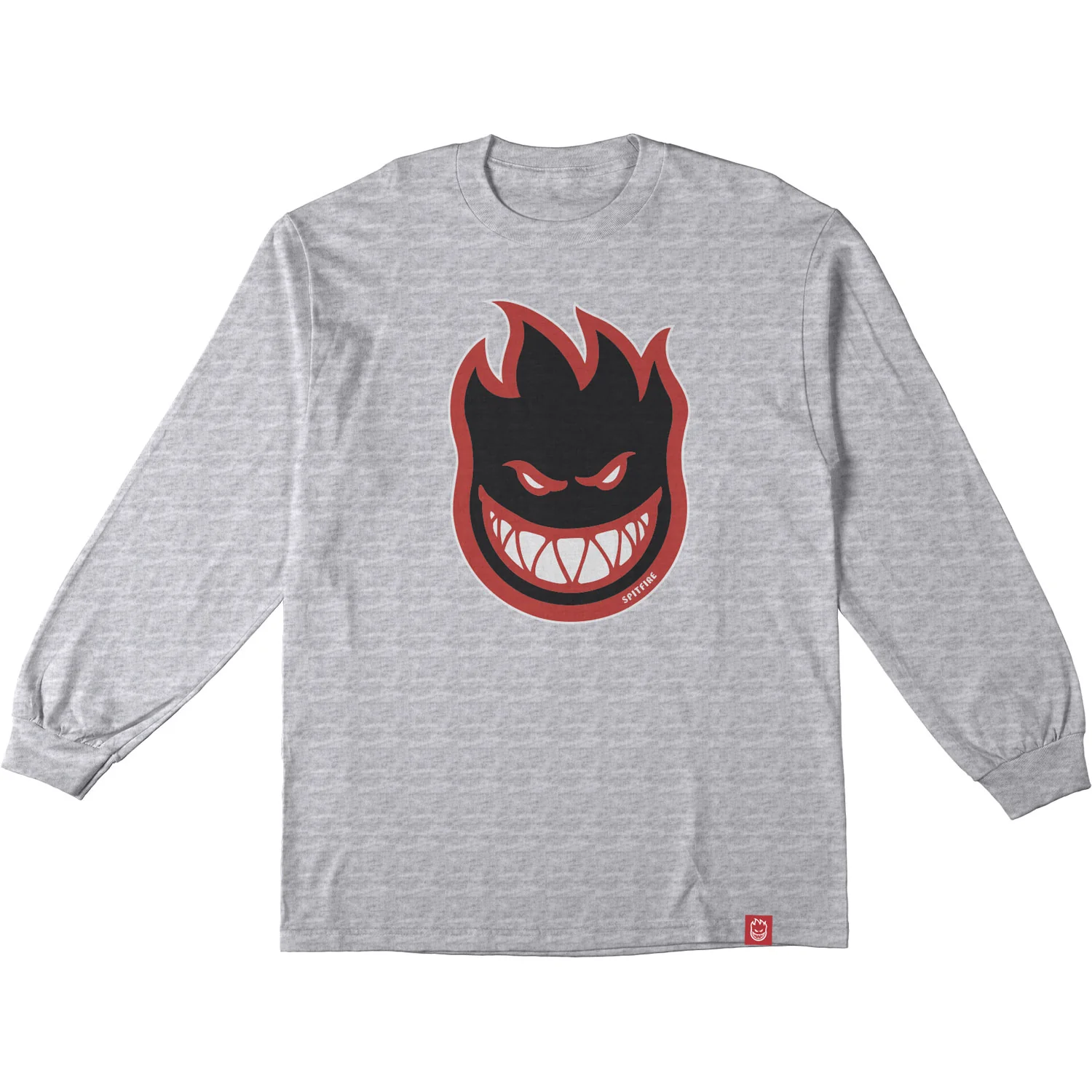 Spitfire Wheels Longsleeve Shirt Bighead Fill Ash/Black/Red
