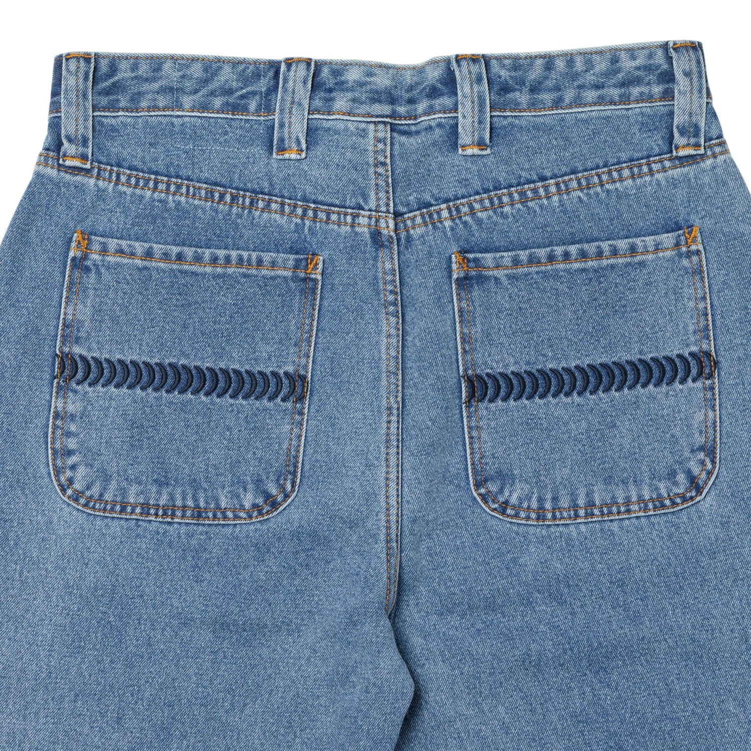 Spitfire Wheels Pants Bighead Fill Denim Medium Stone Wash Blue - Image 4