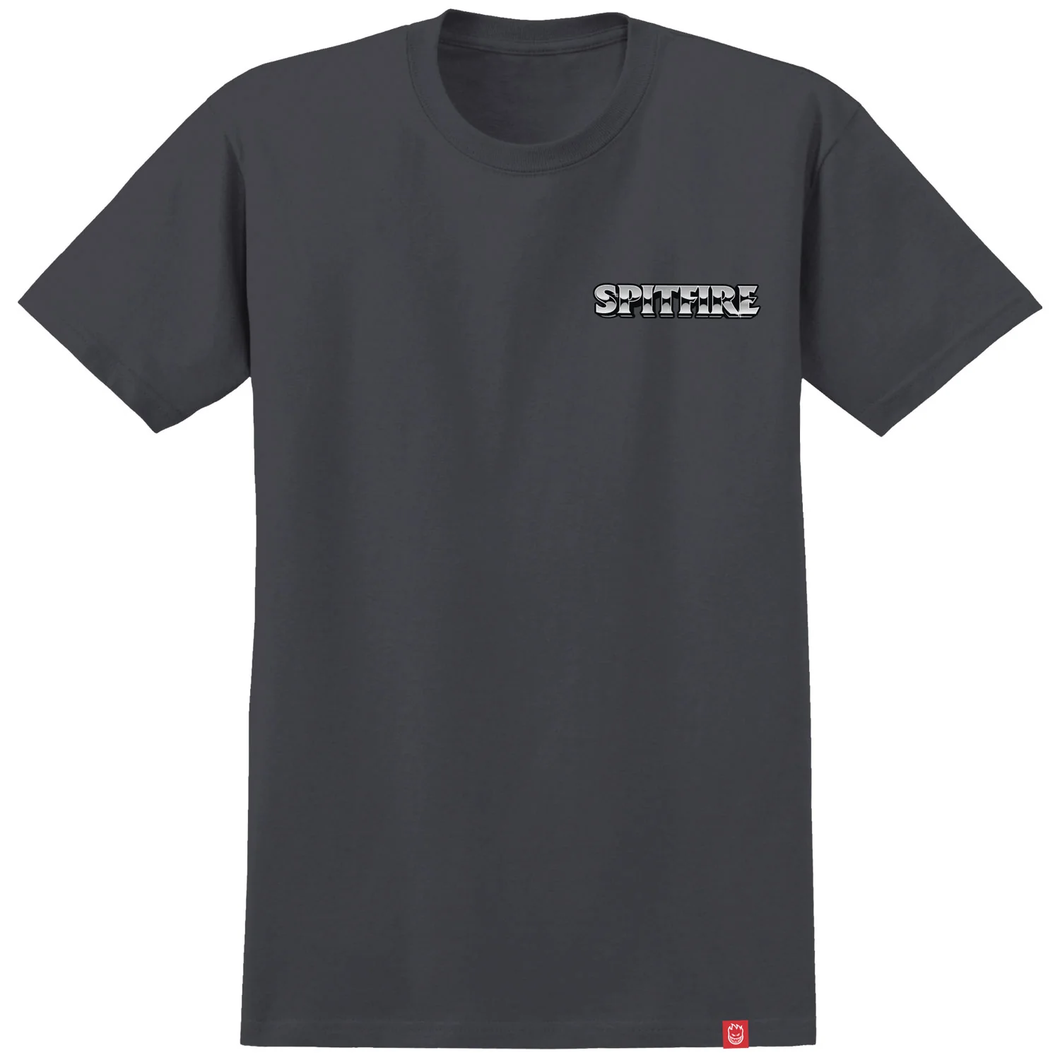 Spitfire Wheels Shirt Burnout Charcoal - Image 2