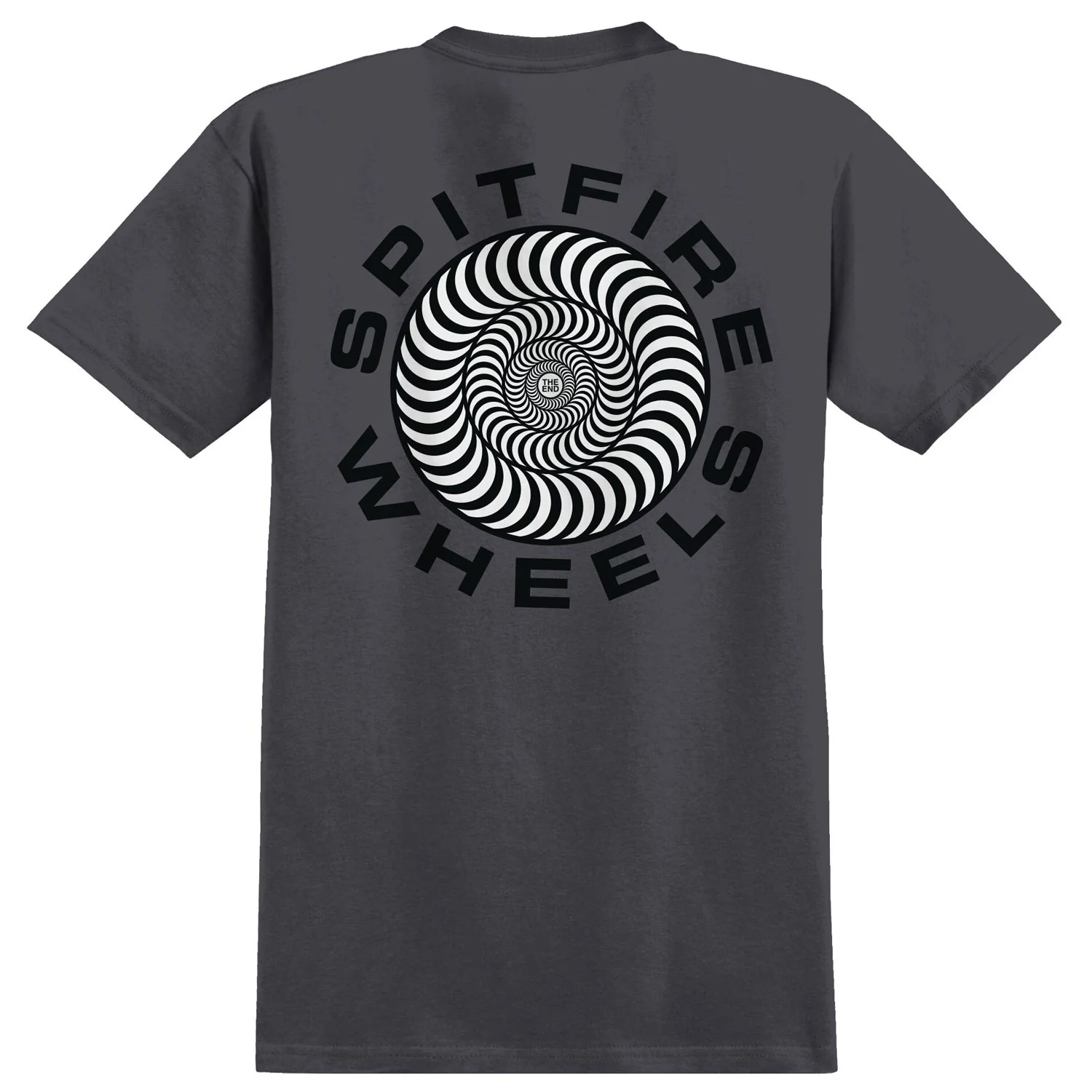 Spitfire Wheels Shirt Classic 87 Swirl Fill Charcoal/Black/White Grey