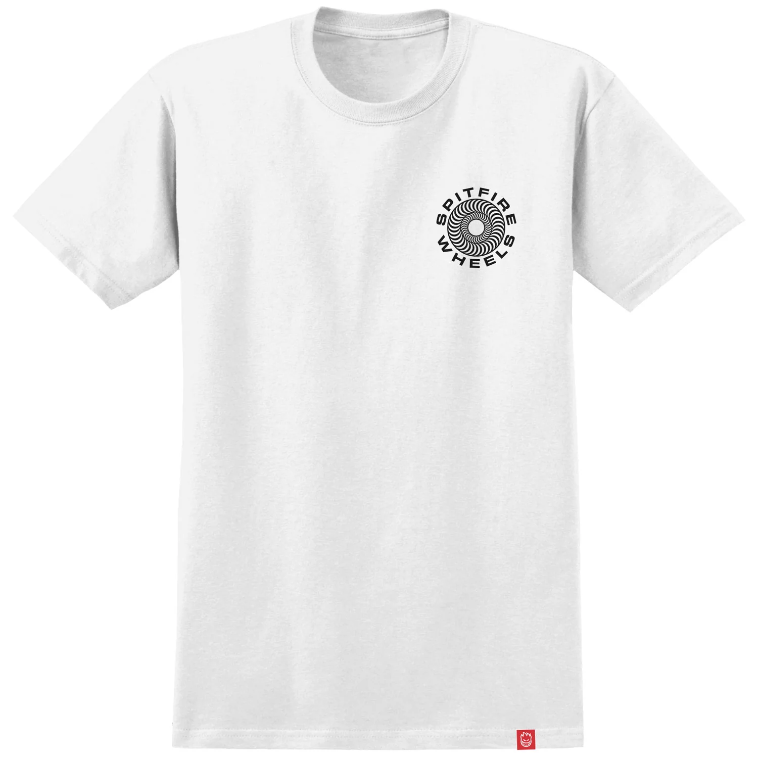 Spitfire Wheels Shirt Classic 87 Swirl Fill White/Black/Red - Image 2